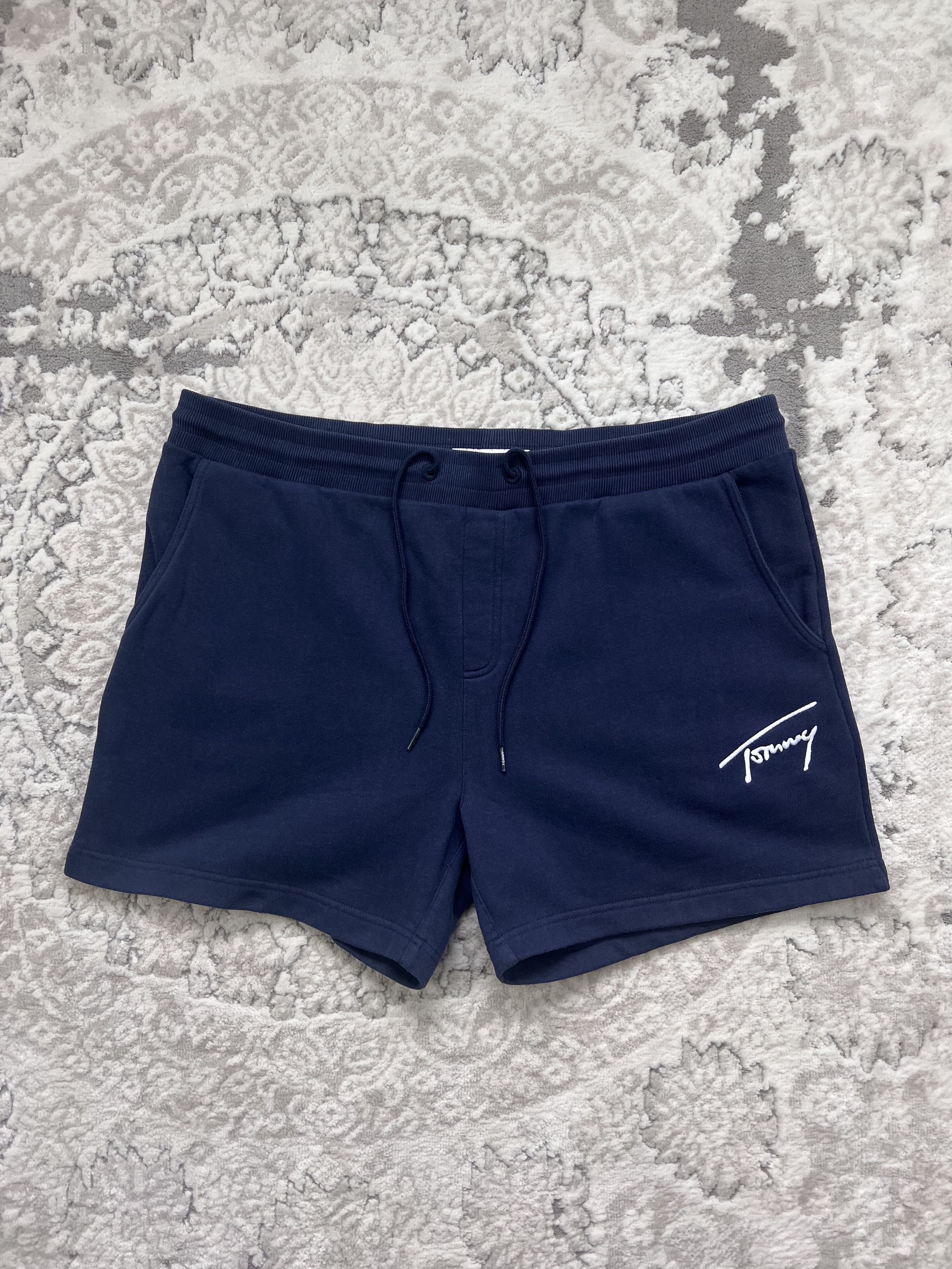 Tommy Jeans Tommy Jeans Navy Sweat Shorts Script Logo XL Size US 36 / EU 52 - 1 Thumbnail