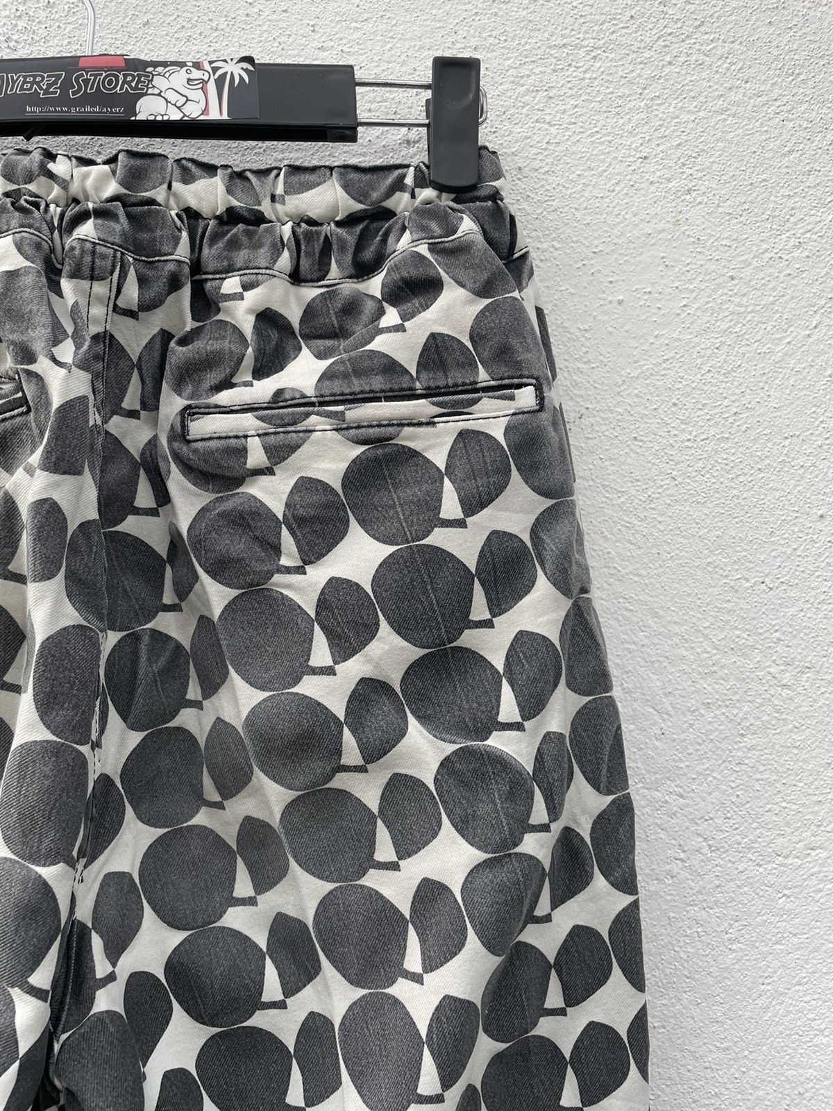 Comme des Garcons Black Comme Des Garcons CDG Black Dot Polyester Faded Pants Size US 31 - 11 Thumbnail