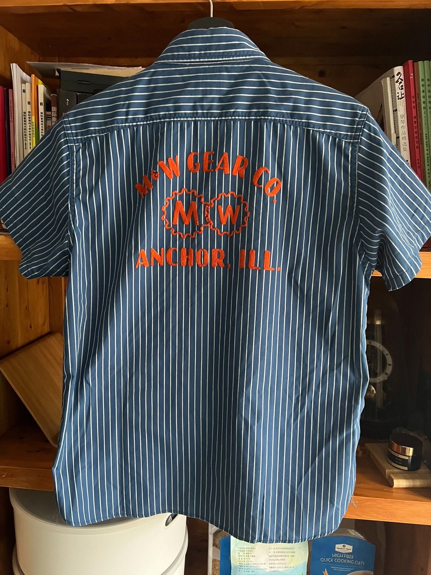 Pherrow's Pherrow’s Indigo Stripe Short Sleeve Work Shirt Size US M / EU 48-50 / 2 - 7 Thumbnail