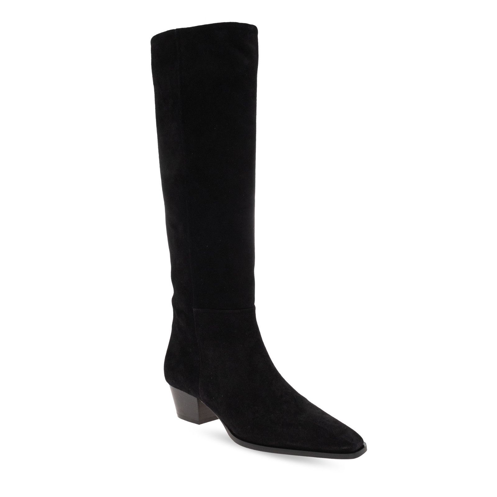 Aeyde Medea Black Suede 45mm Heeled Boots W, Women's (Size 9) — image 2 of 5