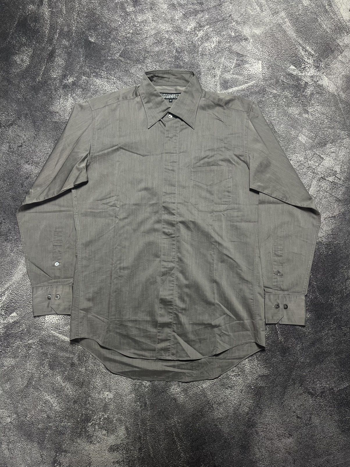 Jean Paul Gaultier Jean paul gaultier object hidden button shirt Size US M / EU 48-50 / 2 - 1 Thumbnail