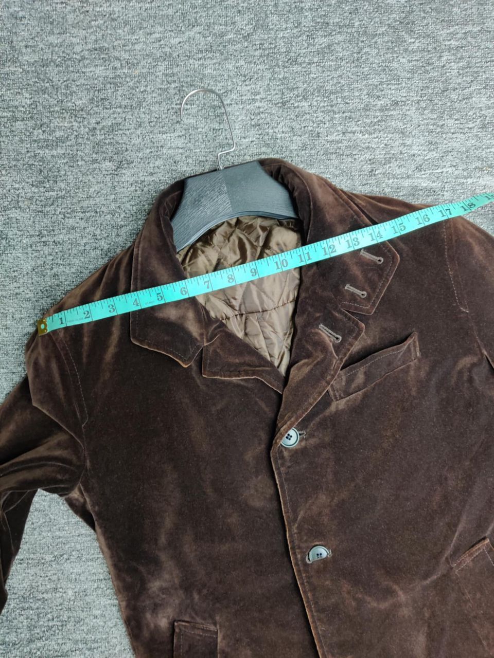 PPFM Vintage 90s PPFM Velvet Single Breasted Coat Size US L / EU 52-54 / 3 - 19 Thumbnail