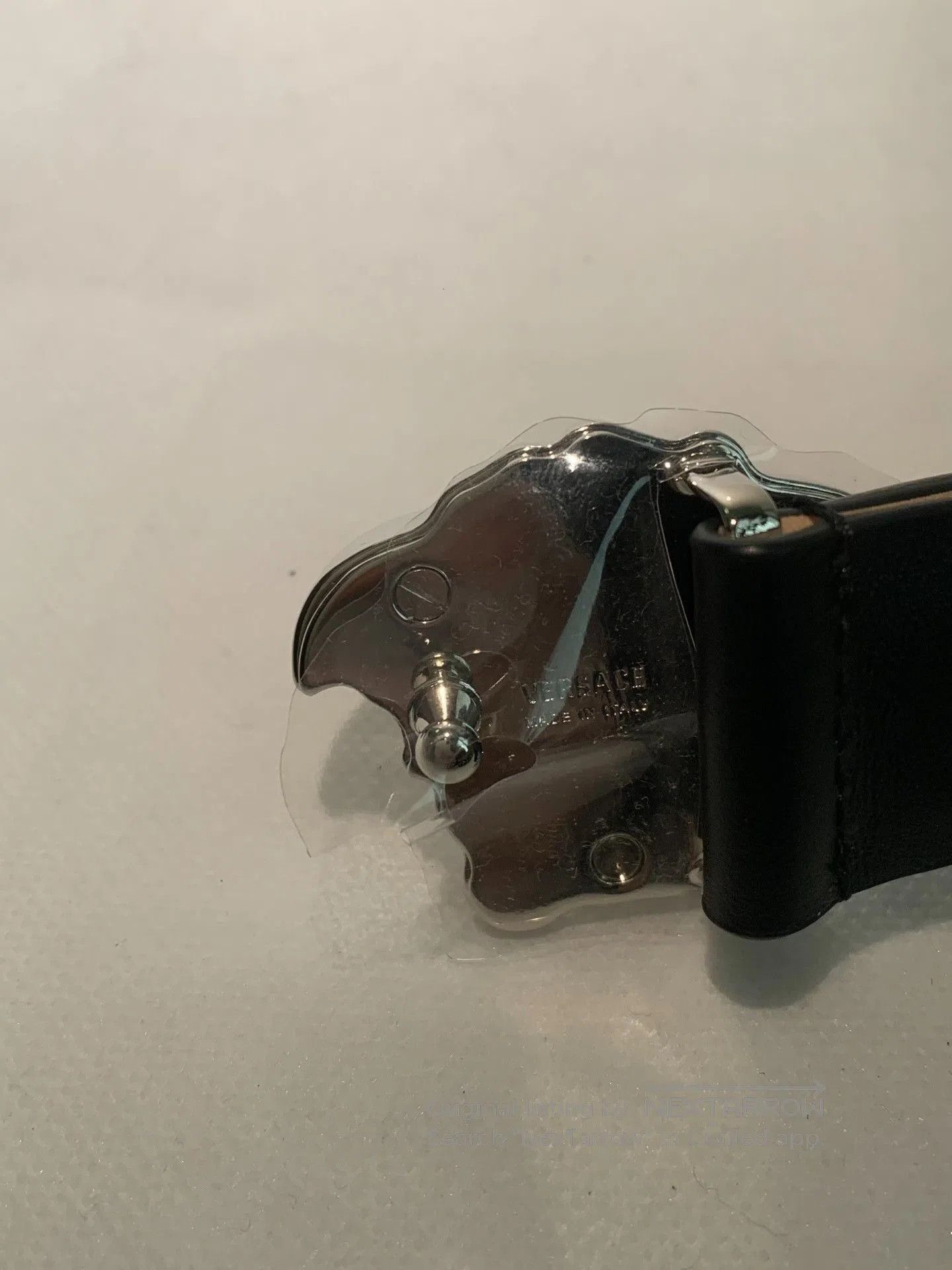 Versace Versace Unisex Belt Medusa Logo Rivet. Size ONE SIZE - 3 Thumbnail
