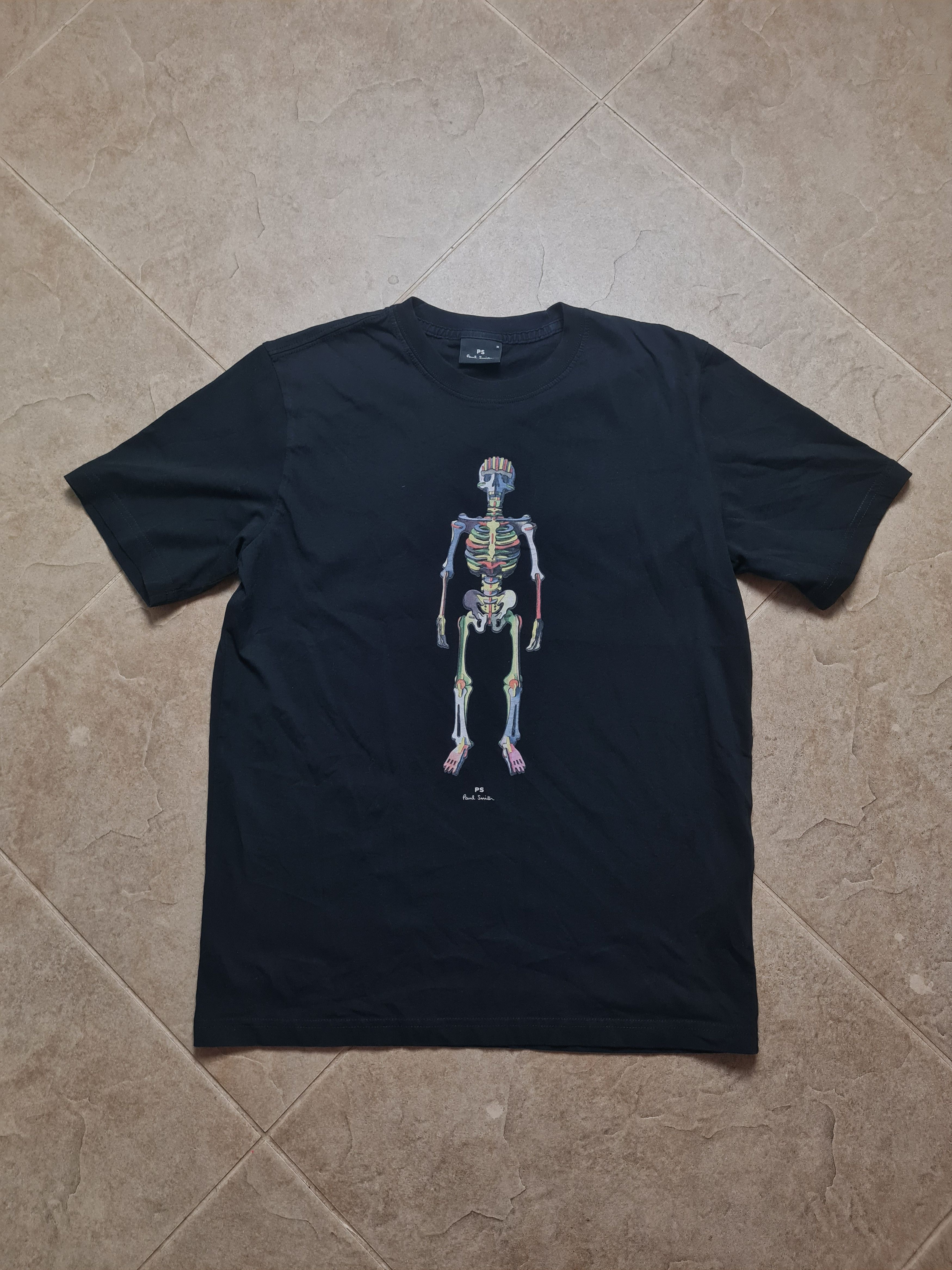 Paul Smith Paul Smith Men's Skeleton T-Shirt in Black Size M Size US M / EU 48-50 / 2 - 1 Thumbnail