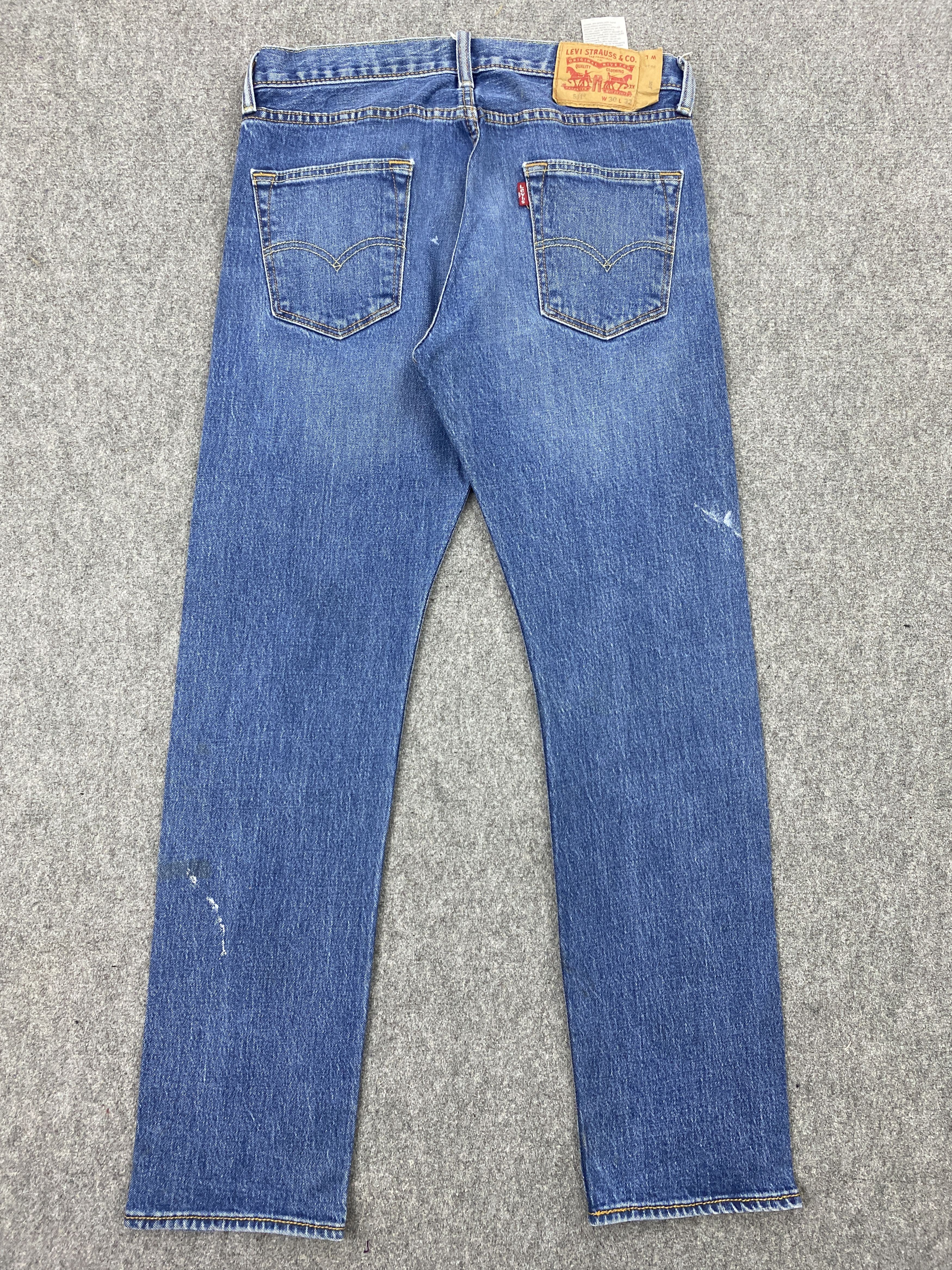Levi's Vintage Levis 501 Blue Jeans DP2322 Size US 29 - 3 Thumbnail