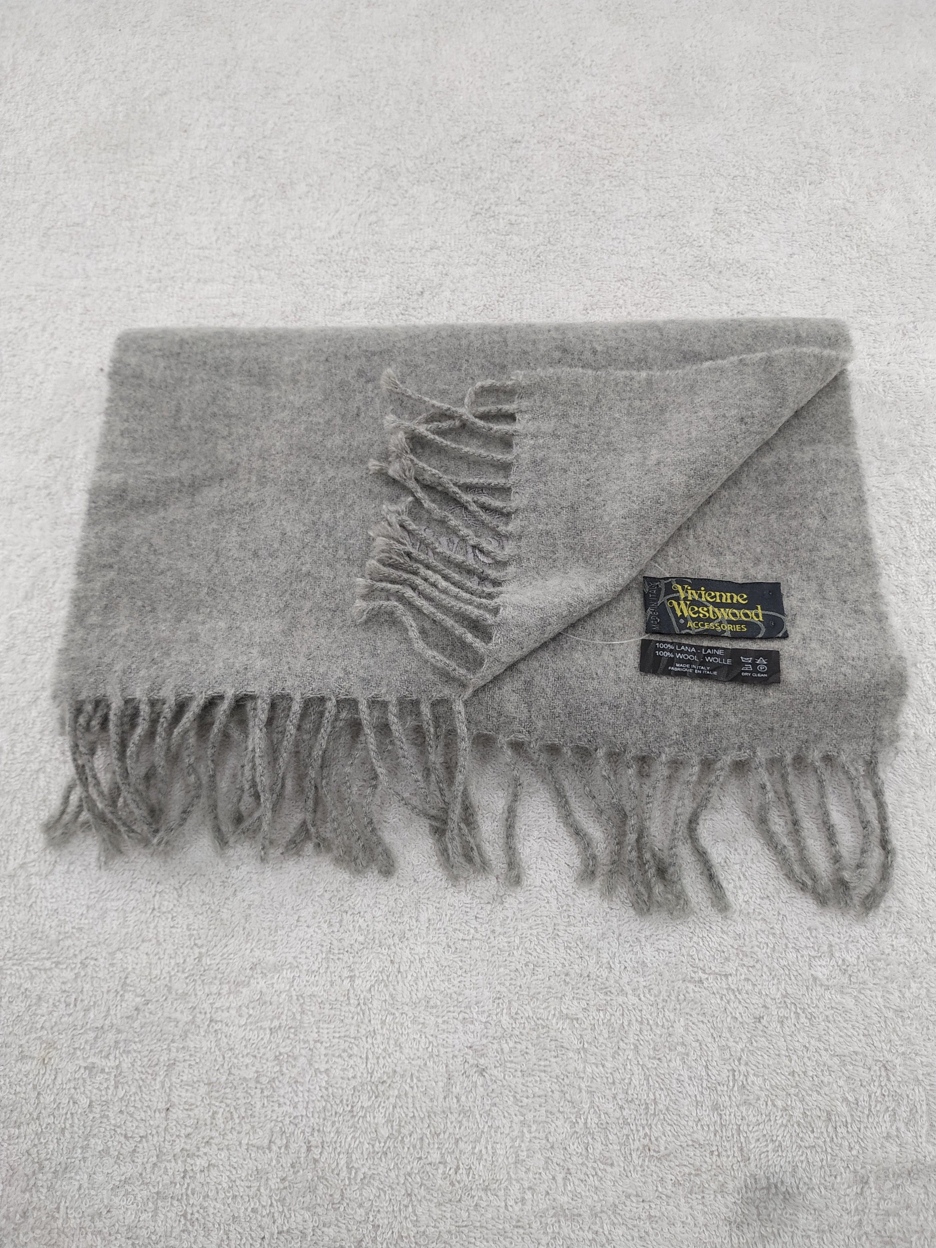 Vivienne Westwood Vintage Vivienne Westwood Wool Scarf/Muffler/Neckwear MF089 Size ONE SIZE - 4 Thumbnail