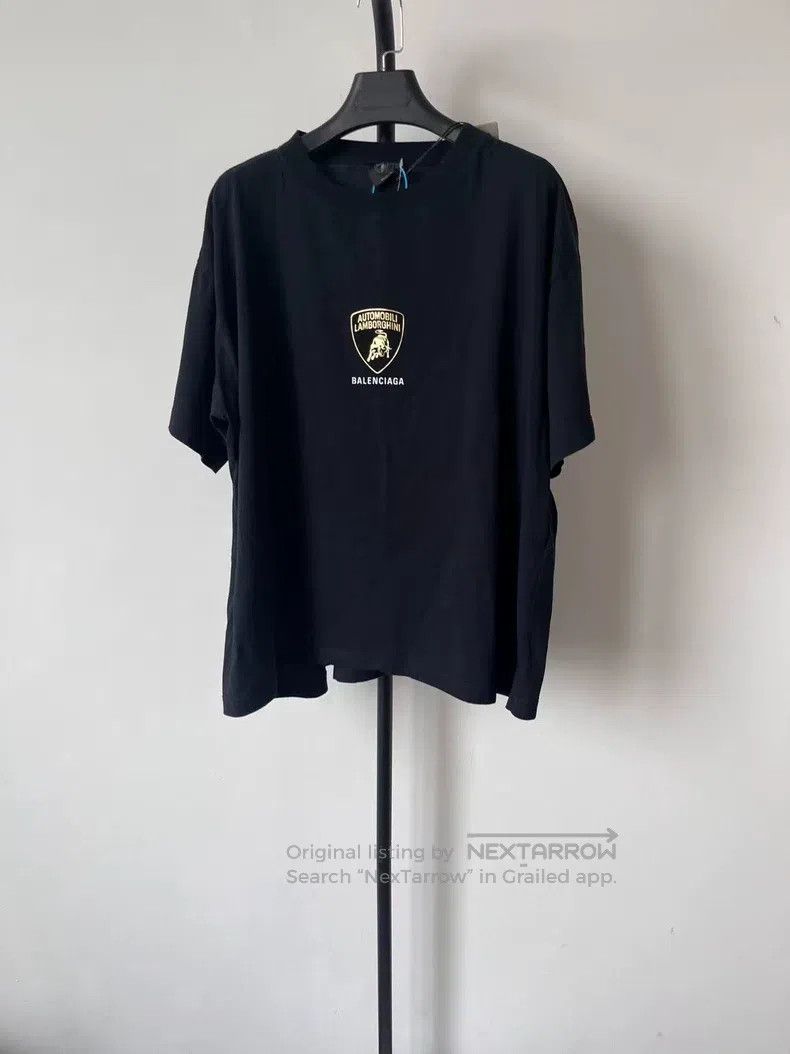 Balenciaga Balenciaga Car Logo Printed Short Sleeve T-Shirt, Loose Fi Size US M / EU 48-50 / 2 - 1 Thumbnail