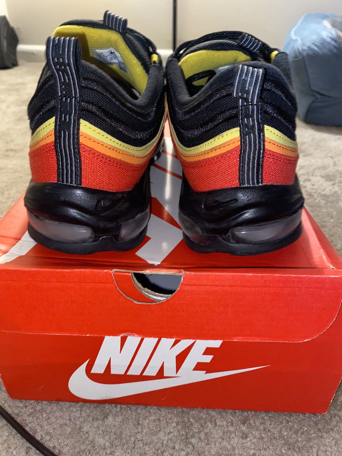 Nike Air Max 97 Hanshin Tigers Size US 11.5 / EU 44-45 - 4 Thumbnail