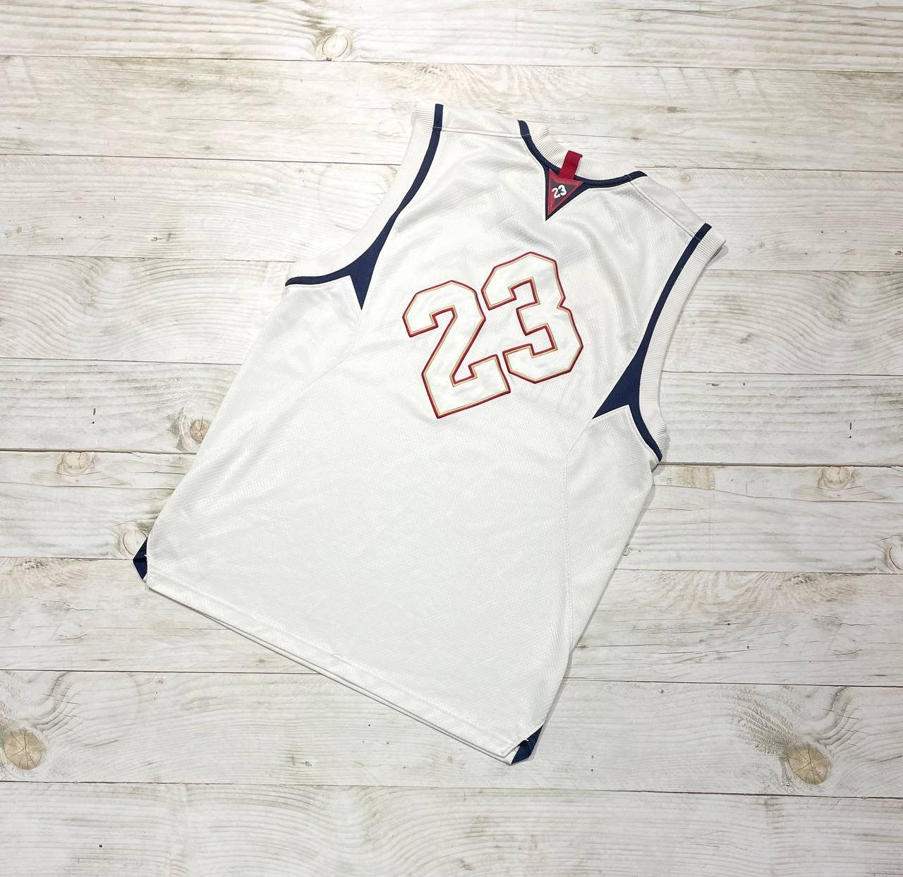 Jordan Brand Vintage Nike Air Jordan 23 NBA Basketball Jersey Tank Top Size US L / EU 52-54 / 3 - 2 Thumbnail