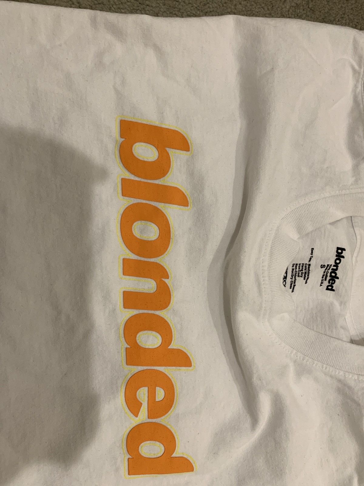 Frank Ocean Blonded tee orange Size US S / EU 44-46 / 1 - 2 Thumbnail