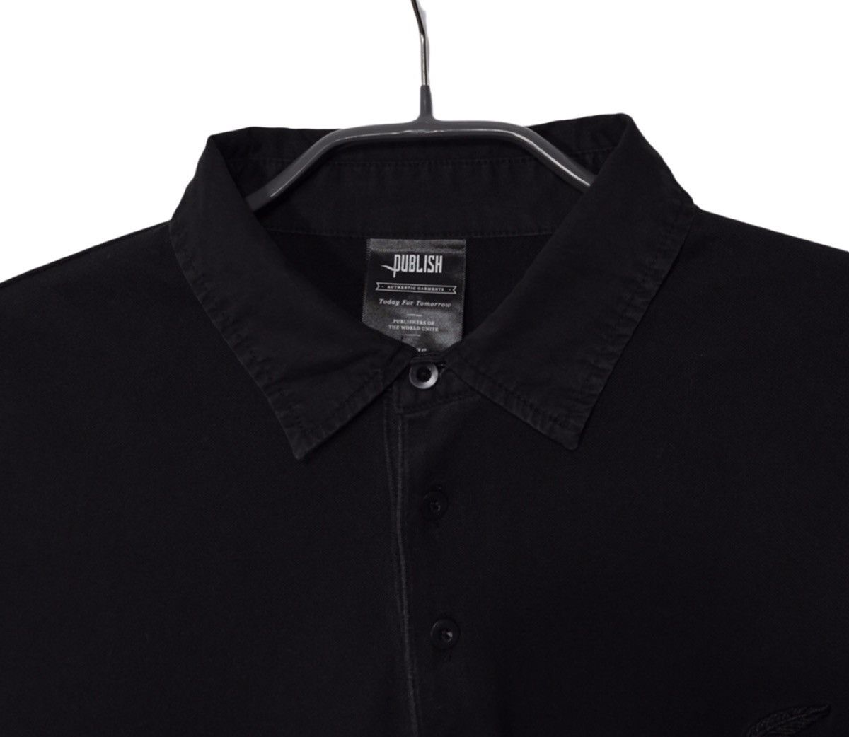 Publish Publish Long Sleeve Rugby Polo Shirt Mens Sz L Size US L / EU 52-54 / 3 - 7 Thumbnail