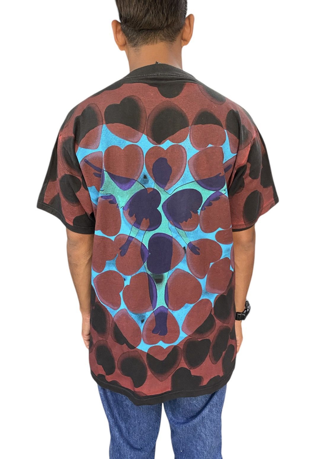 Nirvana × Vintage Vintage 93 Nirvana Heart Shape Box All Over Print Shirt Size US L / EU 52-54 / 3 - 3 Thumbnail