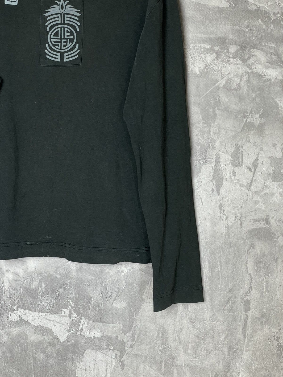 Diesel × Japanese Brand × Vintage Y2K Vintage Diesel Longsleeve T Shirt Archive Hype Size US L / EU 52-54 / 3 - 6 Thumbnail