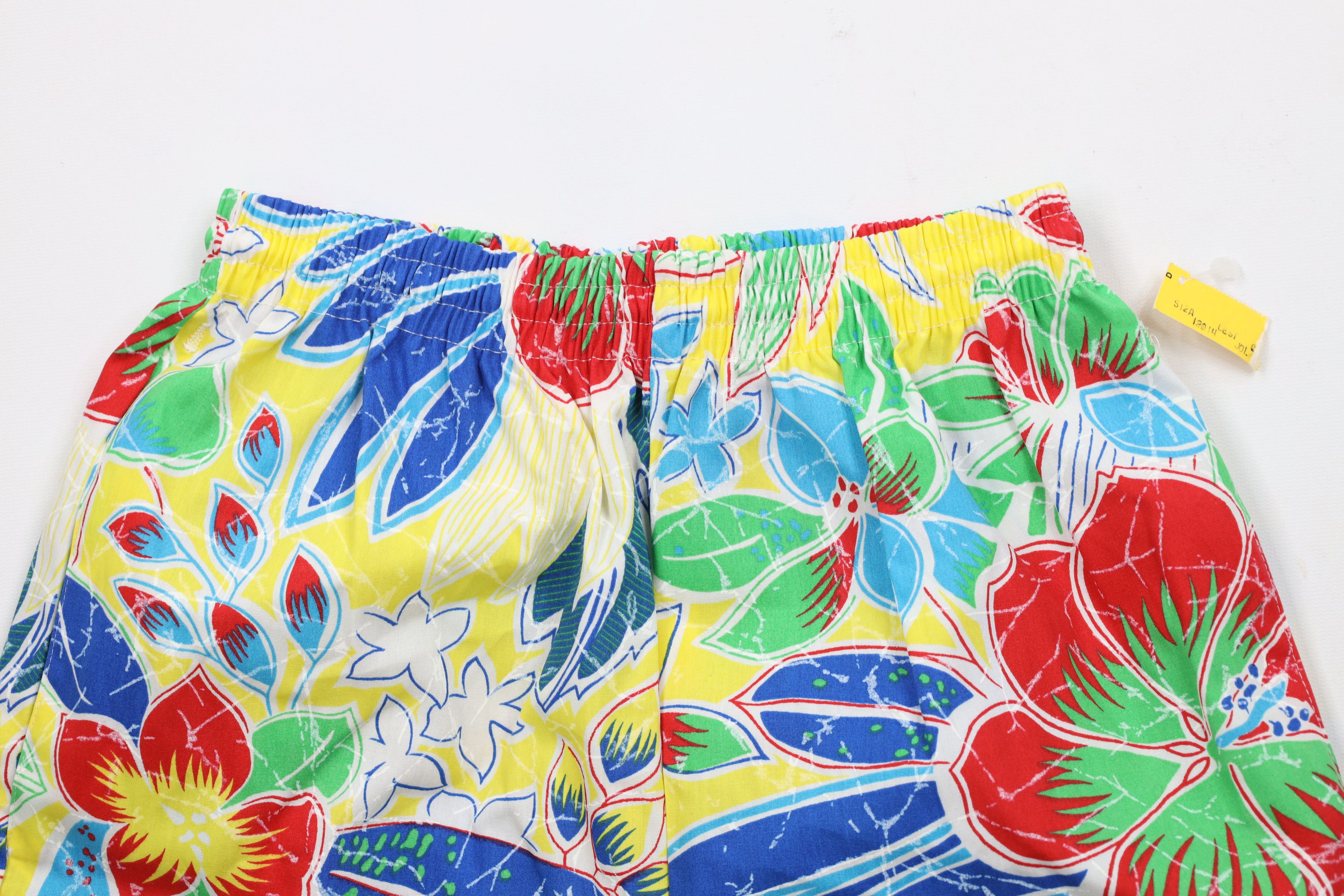 Vintage Deadstock Vintage 70s Streetwear Flower Surfing Shorts USA Size US 32 / EU 48 - 2 Thumbnail