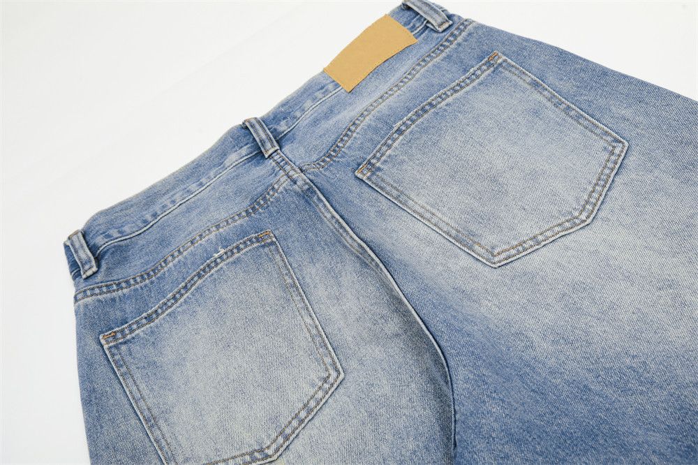 Japanese Brand × Jean Street men's retro washed gradient ripped distressed jeans Size US 32 / EU 48 - 6 Thumbnail