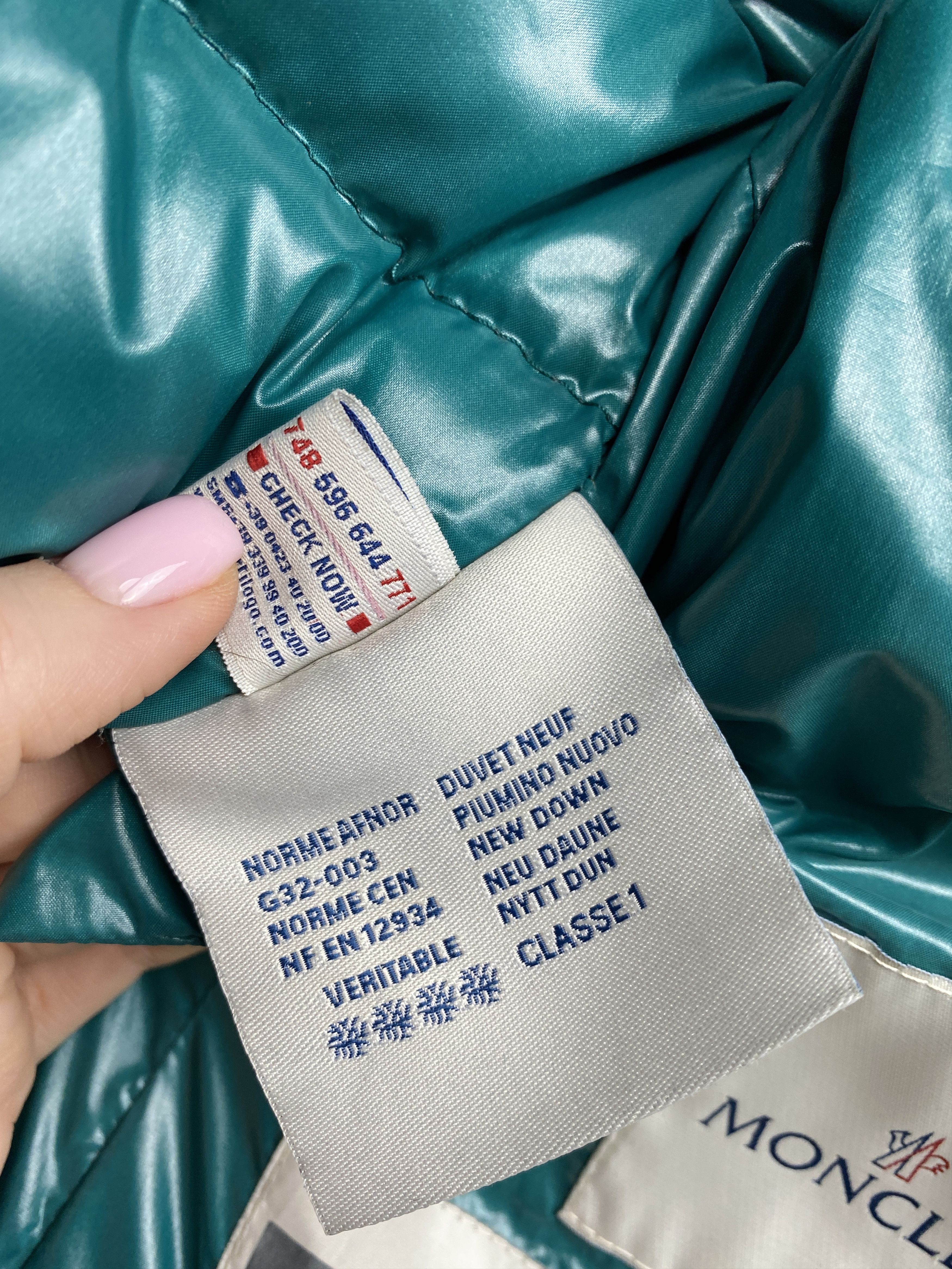 Moncler × Vintage Moncler Vintage Down Jacket Size S / US 4 / IT 40 - 10 Thumbnail