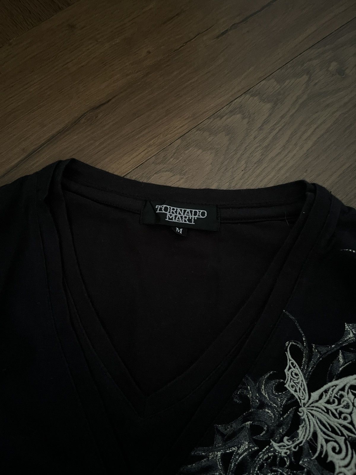 Tornado Mart Tornado Mart Vkei Gothic Pattern Raglan Shirt Size US M / EU 48-50 / 2 - 7 Thumbnail