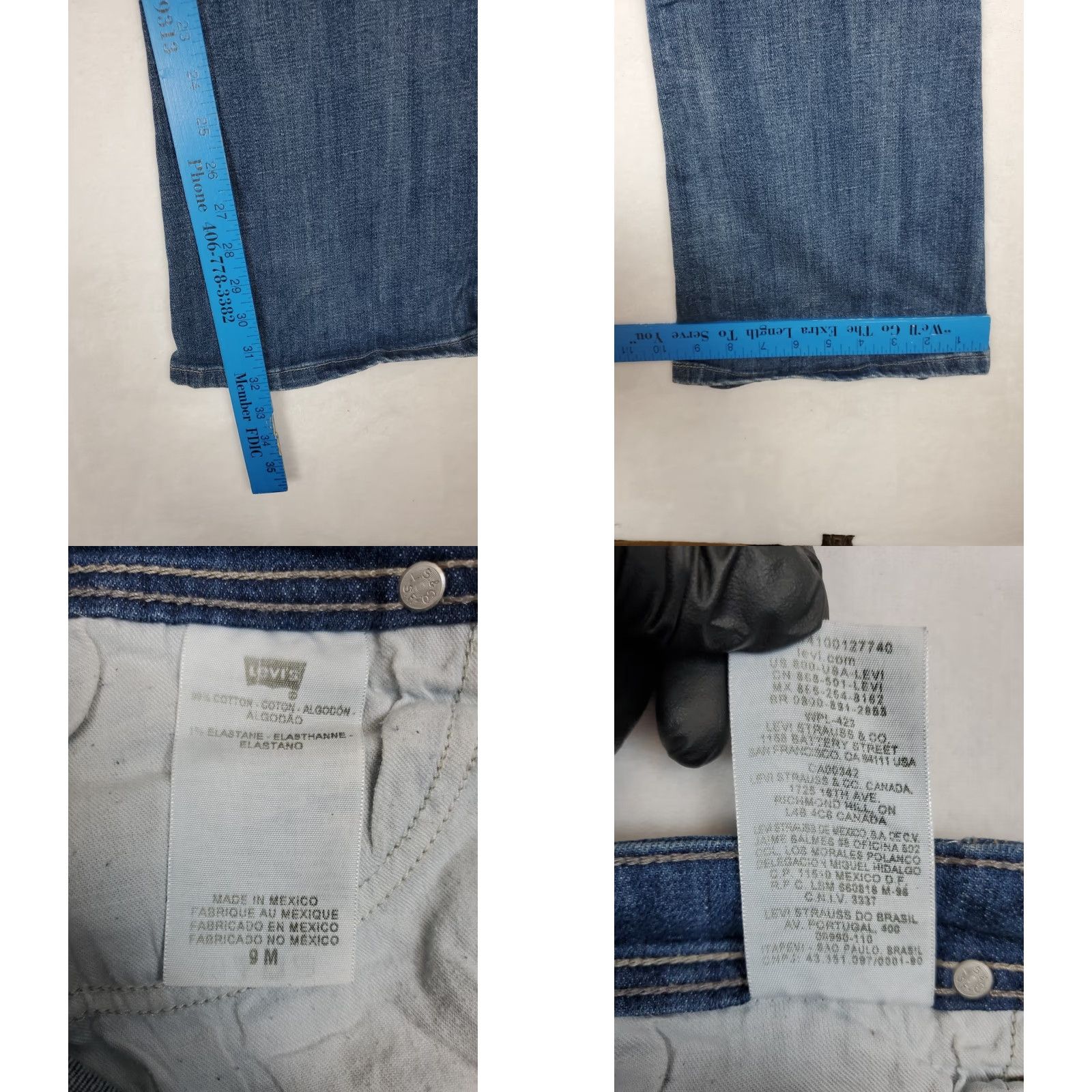 Levi's VINTAGE Levi's Women's Genuinely Crafted Bootcut Jeans Medium Wash Blue Size 9M Y2k Retro Retro-Style Size 30" / US 8 / IT 44 - 10 Thumbnail