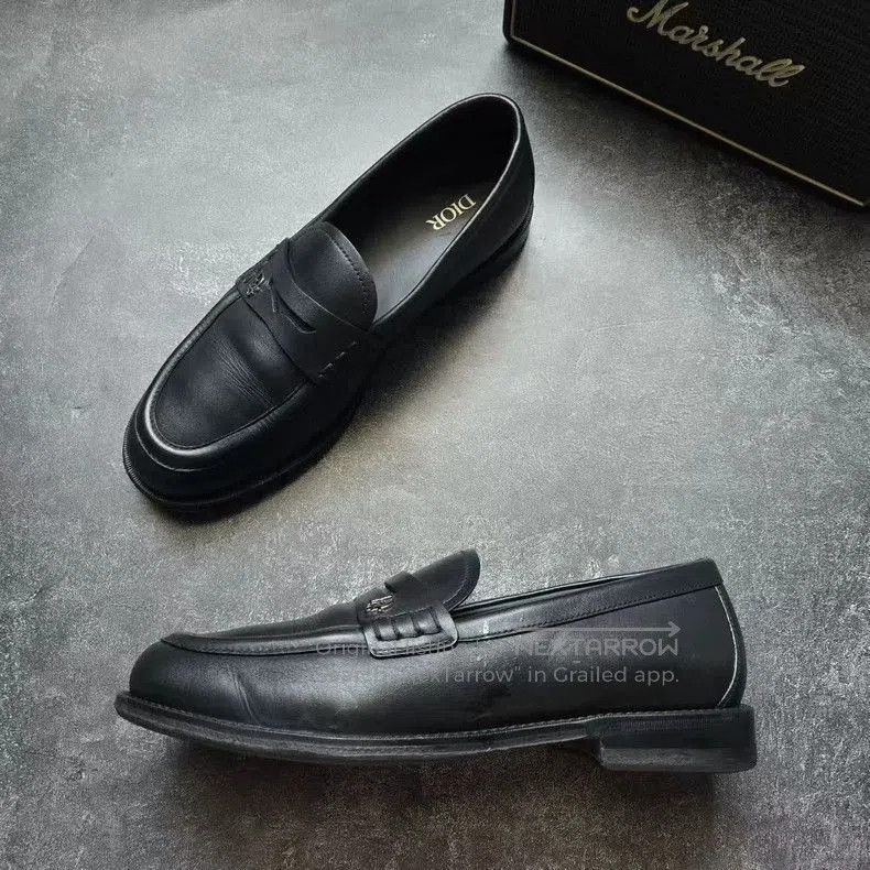 Dior Dior Granville Logo Leather Loafers. Size US 9.5 / EU 42-43 - 4 Thumbnail