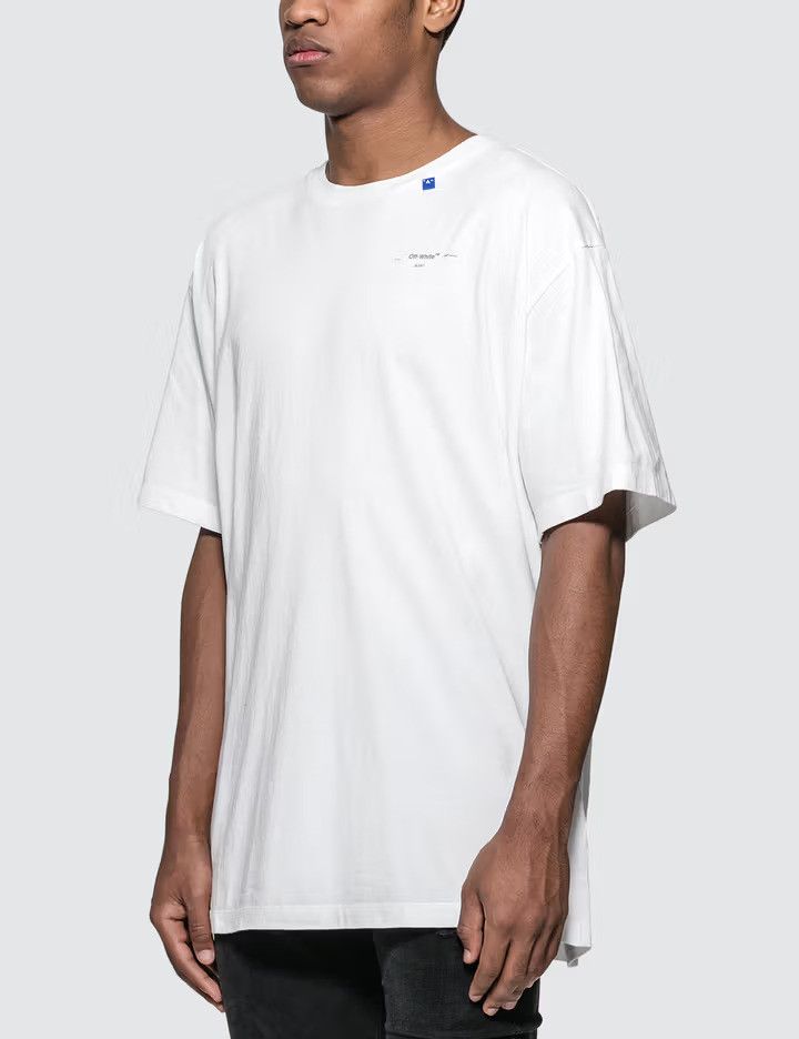 Off-White White Unfinished Reflective Arrows Oversized T-Shirt Size US M / EU 48-50 / 2 - 3 Thumbnail