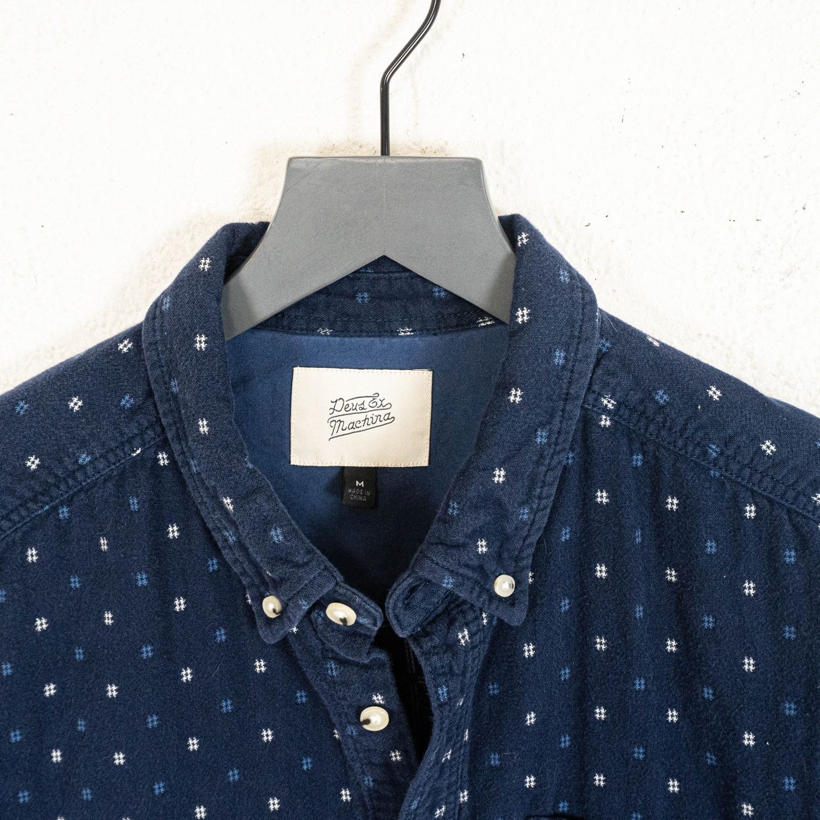 Deus Ex Machina Deus Ex Machina Belbin Check Shirt Short Sleeve Navy Medium Size US M / EU 48-50 / 2 - 2 Thumbnail