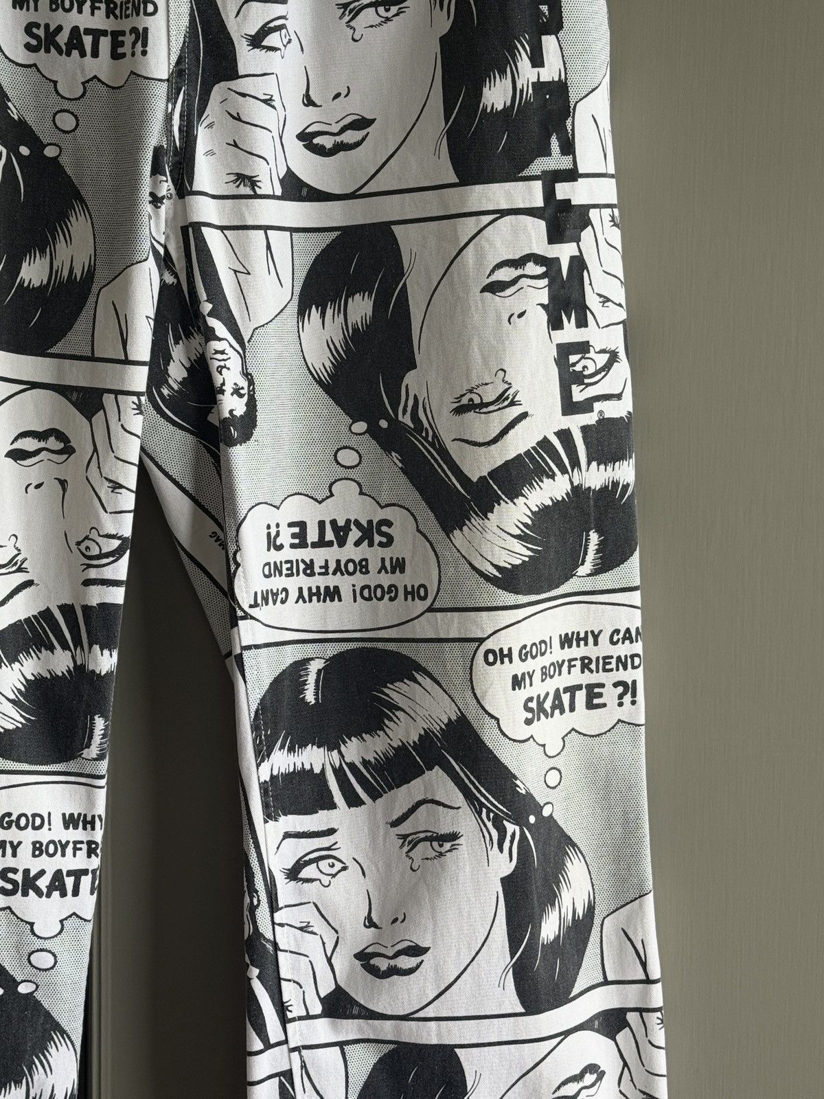Supreme × Thrasher SS 2017 “Why Doesn’t My Boyfriend Skate” Comic Graphic Pants Size US 32 / EU 48 - 9 Thumbnail