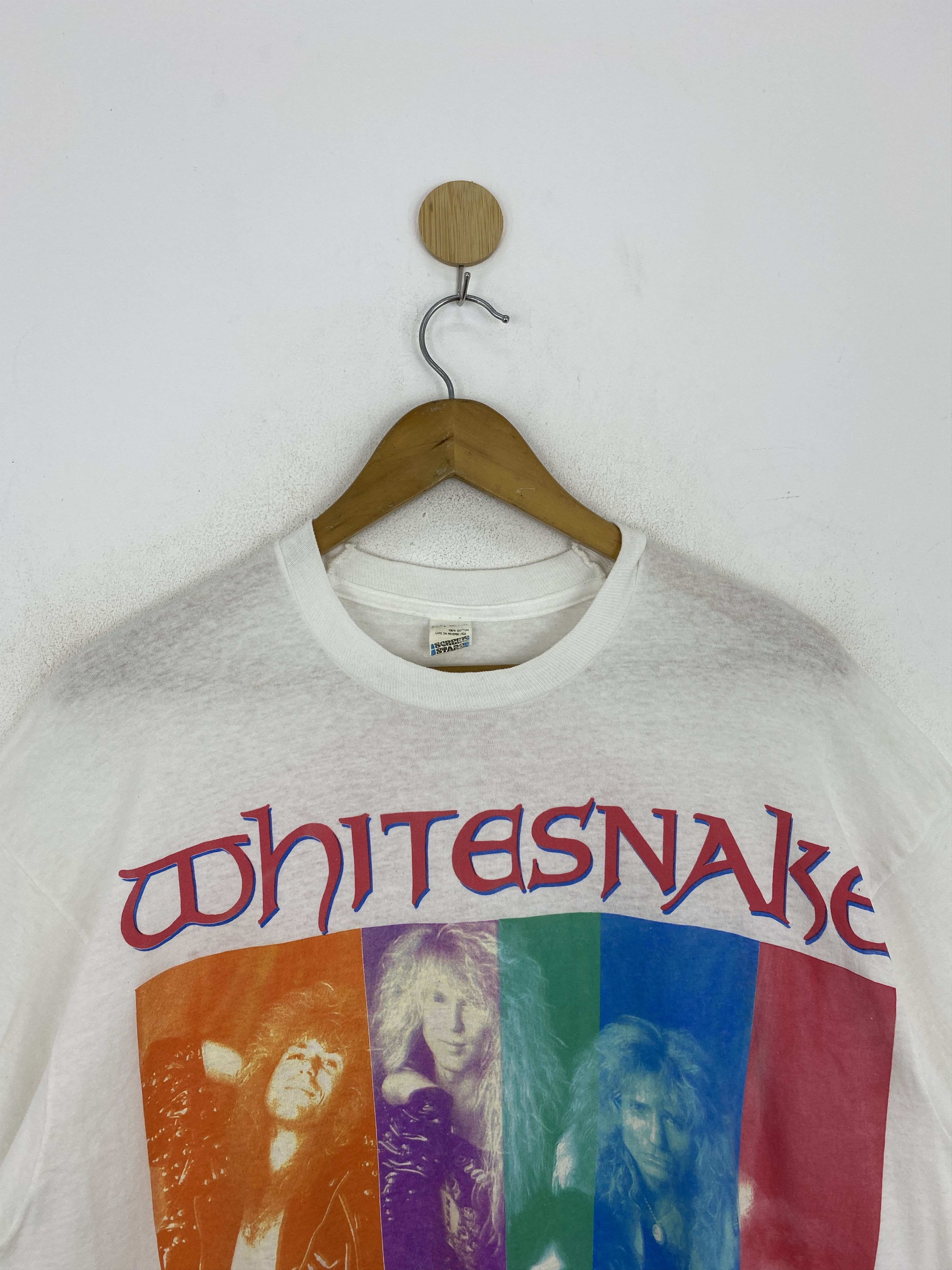 Band Tees × Vintage Vintage 90s Whitesnake Line Up Band Tee TA0555 Size US XXL / EU 58 / 5 - 2 Thumbnail