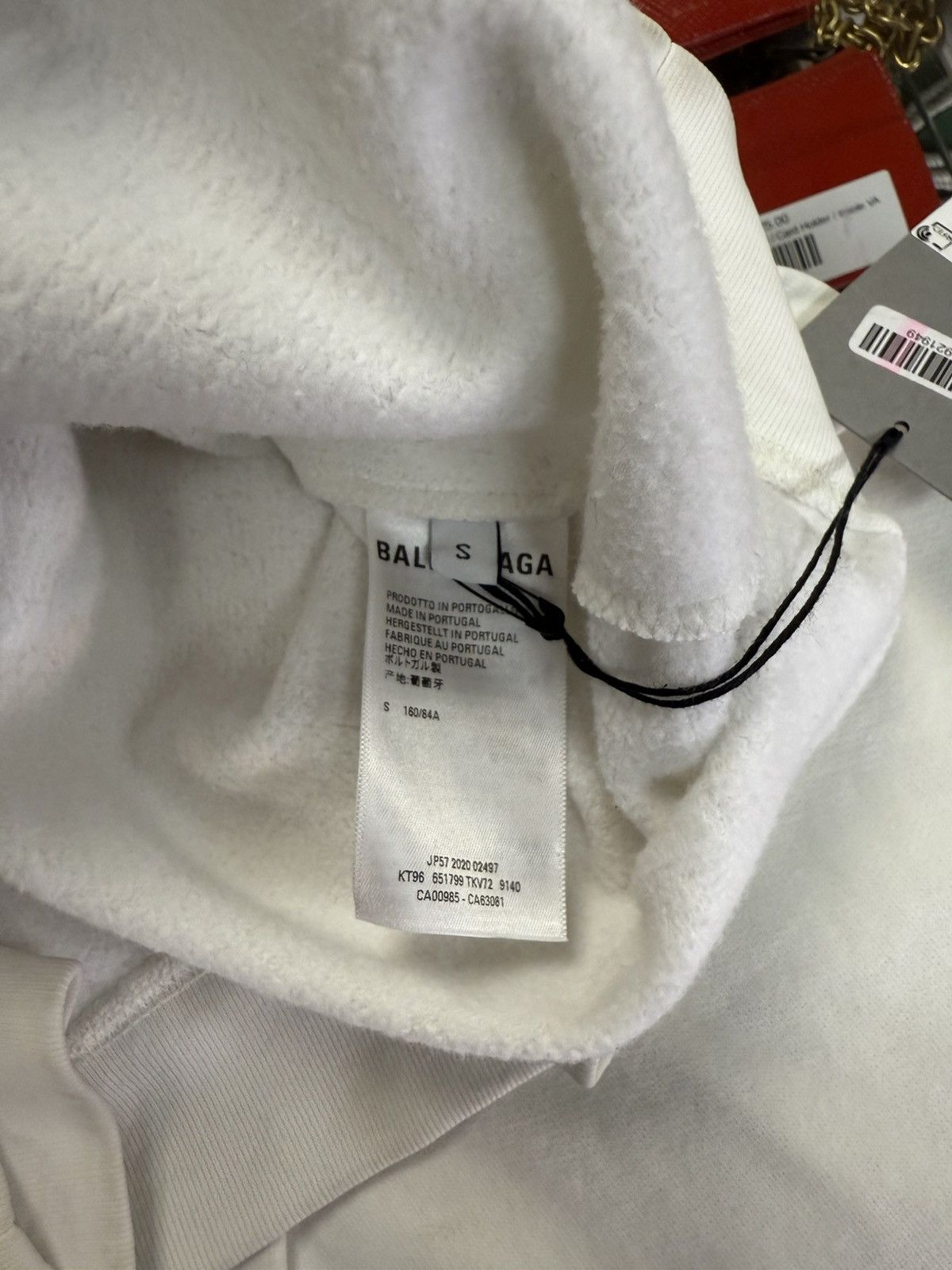 Balenciaga Balenciaga Glow In The Dark Hoodie “White” Size US XL / EU 56 / 4 - 7 Thumbnail