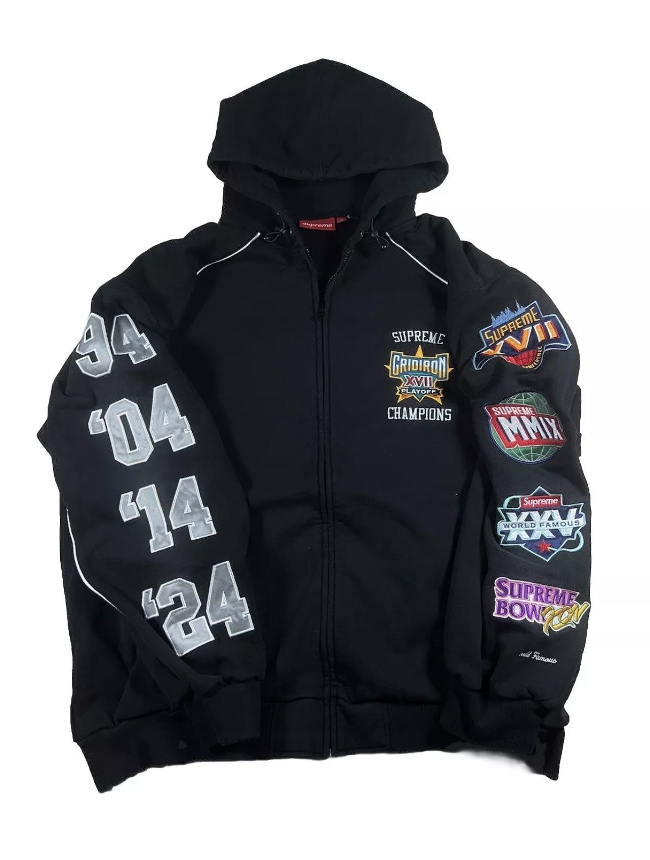 Streetwear × Supreme Supreme SS25 Playoffs Zip Up Hooded
