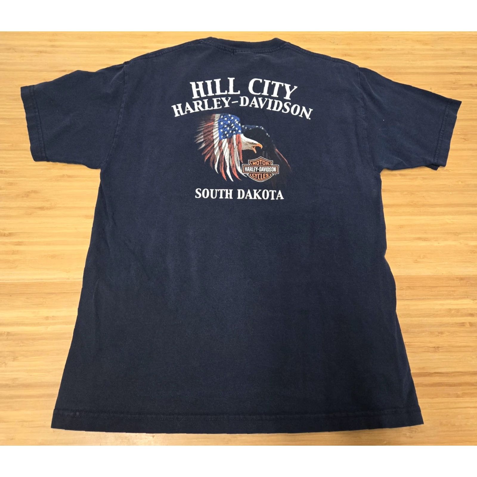 Harley Davidson VINTAGE Harley-Davidson Sturgis Black Hills Rally Shirt Mens XL Blue 2015 Biker Size US XL / EU 56 / 4 - 5 Thumbnail