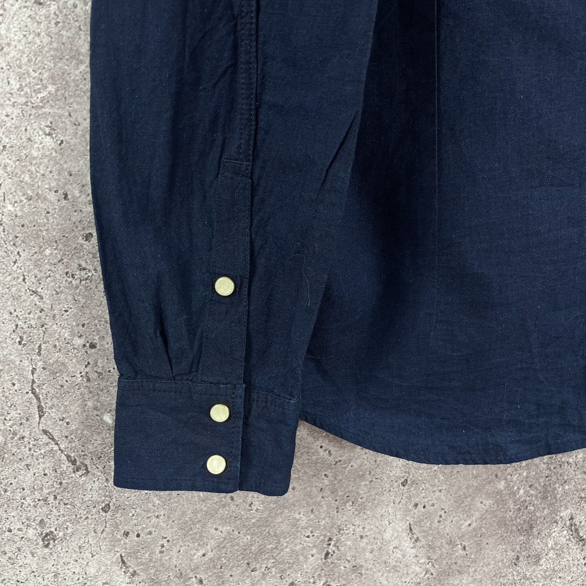 G-Star G-Star Raw Shirt Long Sleeve Button Snaps Navy Size L Size US L / EU 52-54 / 3 - 11 Thumbnail