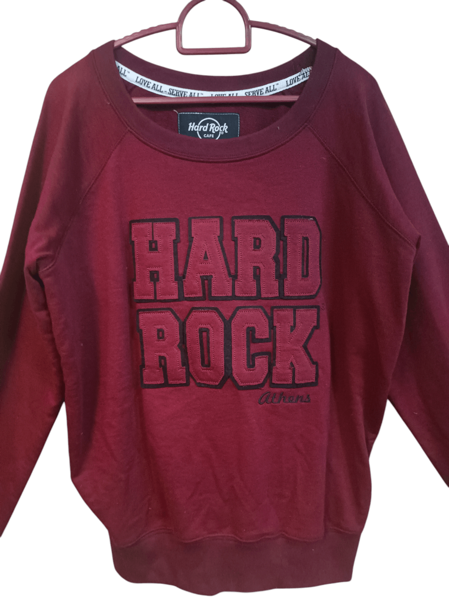 Hard Rock Cafe × Vintage Vintage HRC Athens Big Spellout made in UAE Size US L / EU 52-54 / 3 - 2 Thumbnail