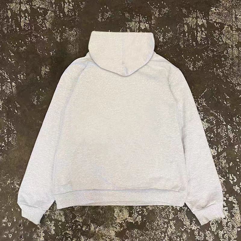 Vintage Gray retro croissant print hoodie y2k Size US M / EU 48-50 / 2 - 2 Thumbnail