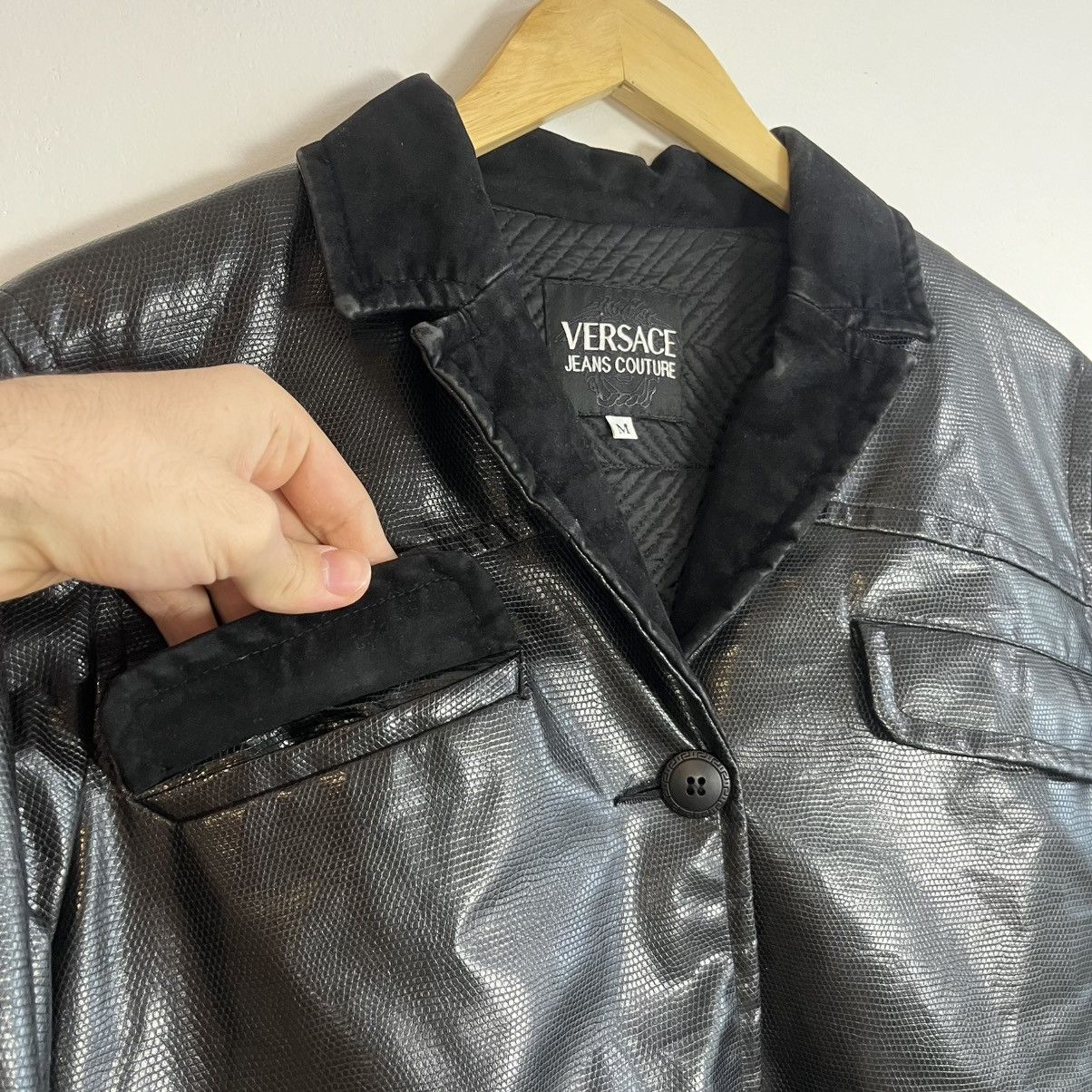 Versace Jeans Couture RARE Vintage Versace Jeans Couture Black Jacket Luxury M Size US M / EU 48-50 / 2 - 5 Thumbnail