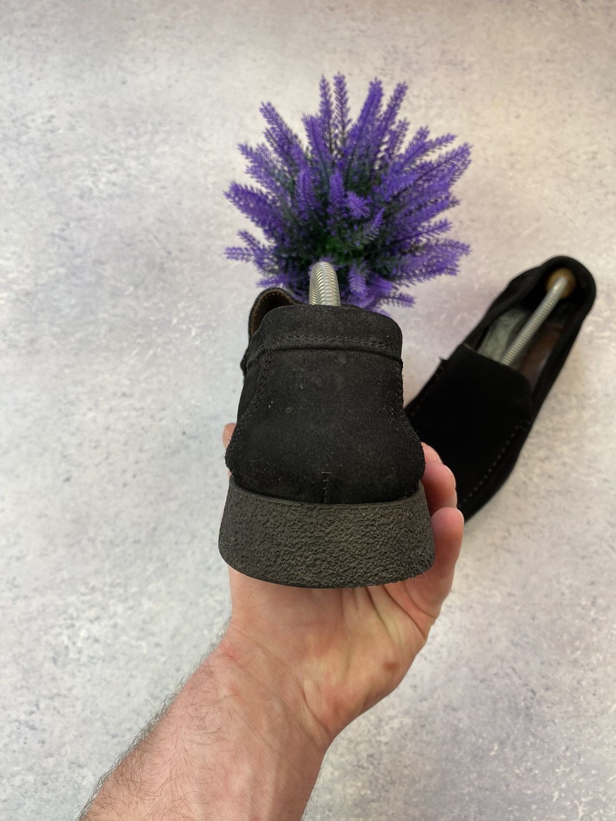 Designer Joss Black Men’s Suede Shoes Size EUR 43 Size US 10 / EU 43 - 10 Thumbnail