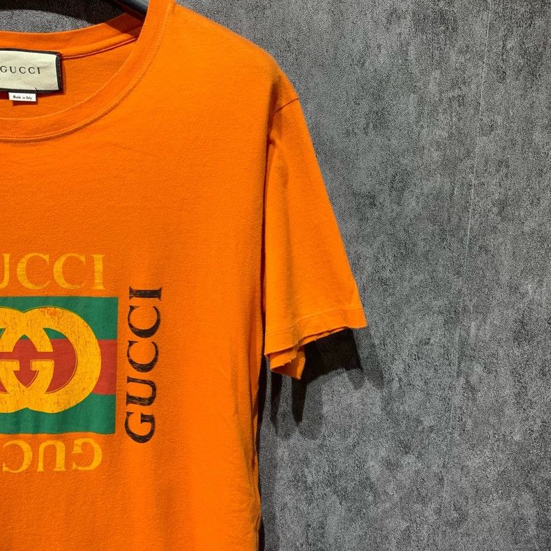 Gucci Gucci Gucci orange double G short sleeves 2501-Nextarrow Size US S / EU 44-46 / 1 - 7 Thumbnail