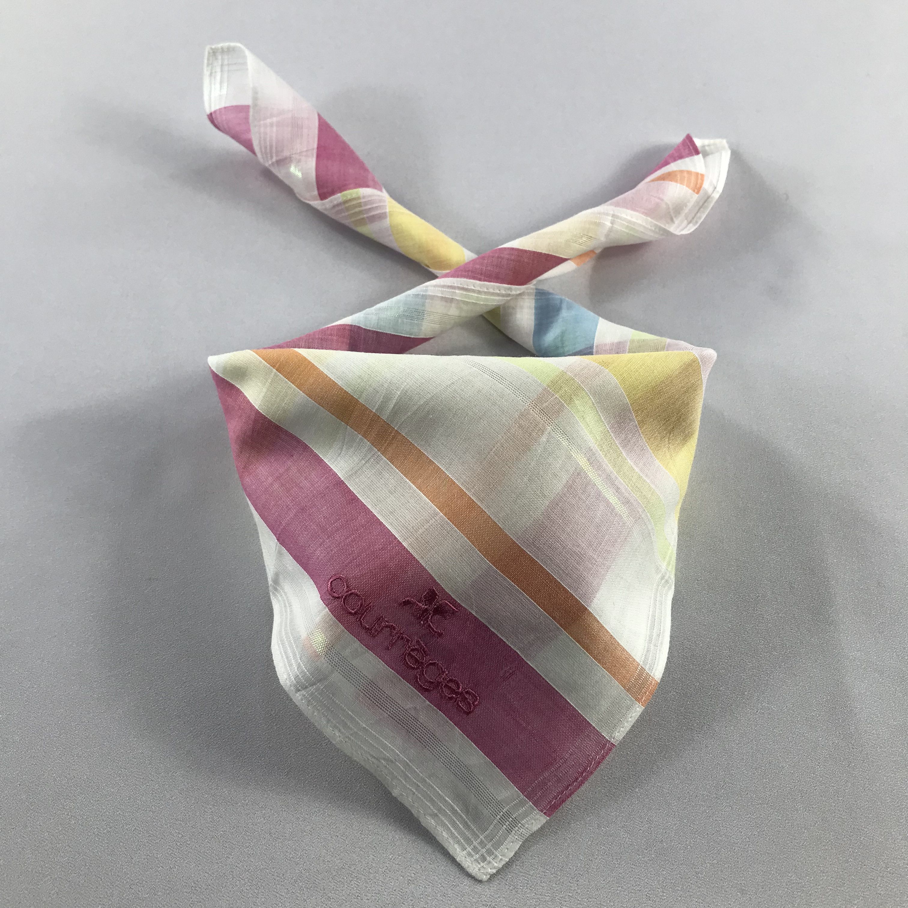 Courreges Courreges Handkerchief / Bandana / Neckerchief C603 Size ONE SIZE - 1 Thumbnail