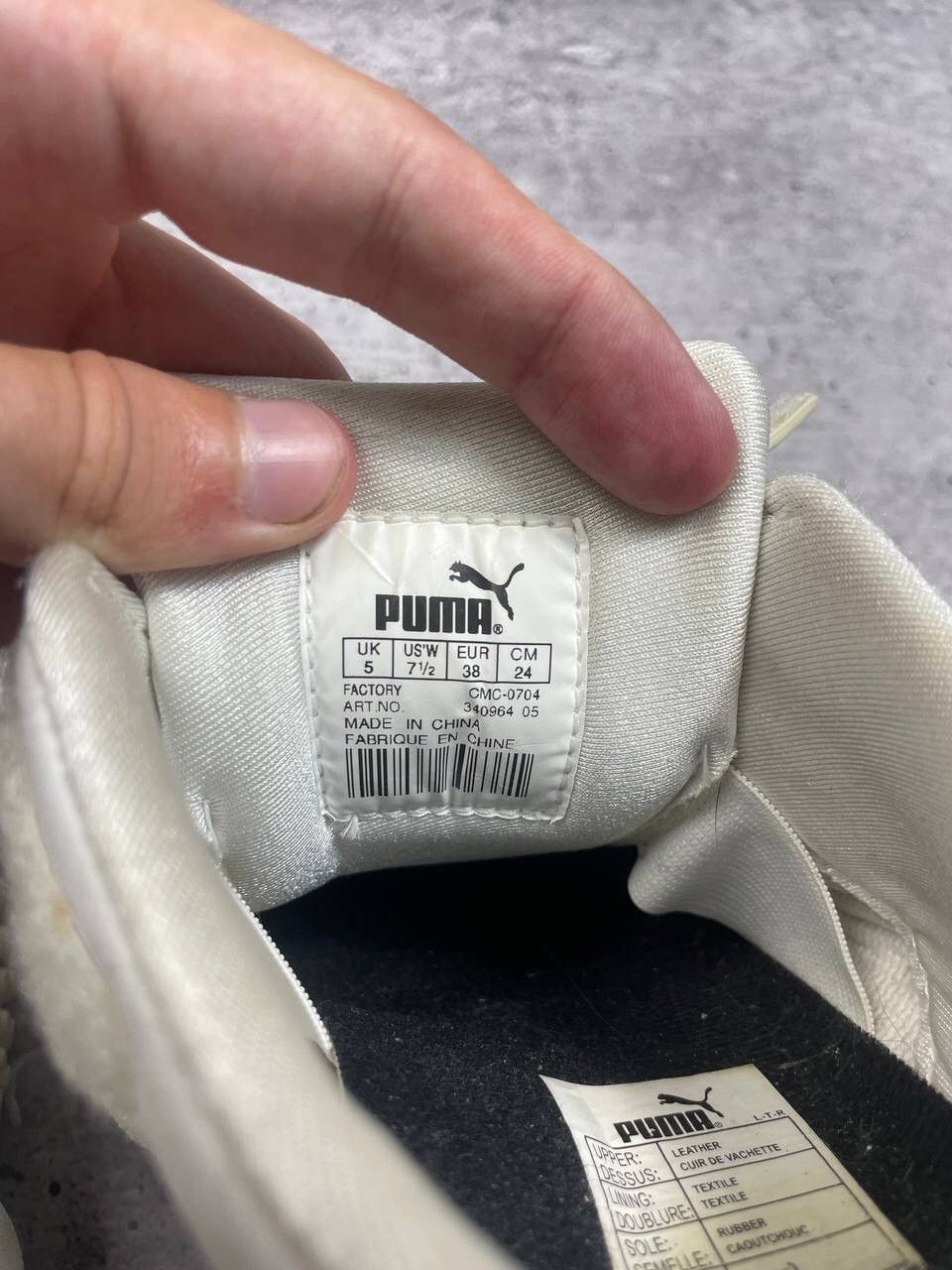 Puma Vintage 00s Puma Mostro Leather Sneakers Shoes Y2K Size US 7 / IT 37 - 11 Thumbnail