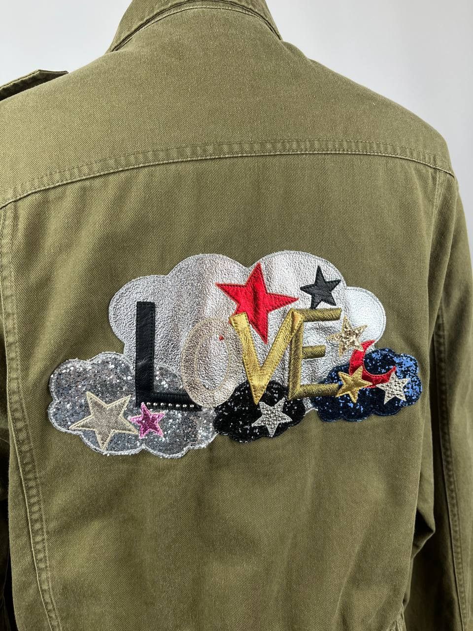 Saint Laurent Paris Saint Laurent Paris Love Patch Military F2 Field Jacket Size M / US 6-8 / IT 42-44 - 6 Thumbnail