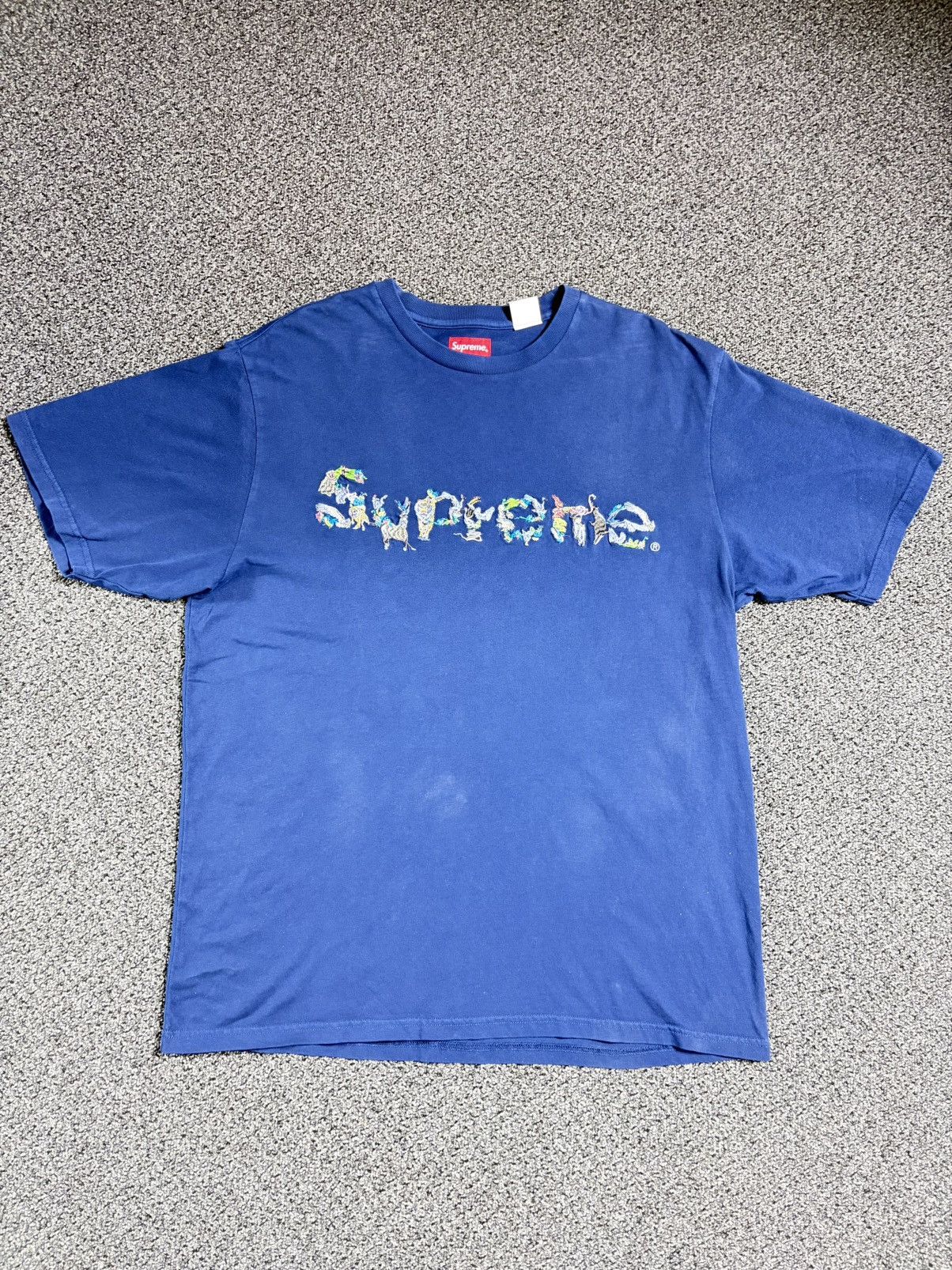 Supreme Embroidered Animals Tee