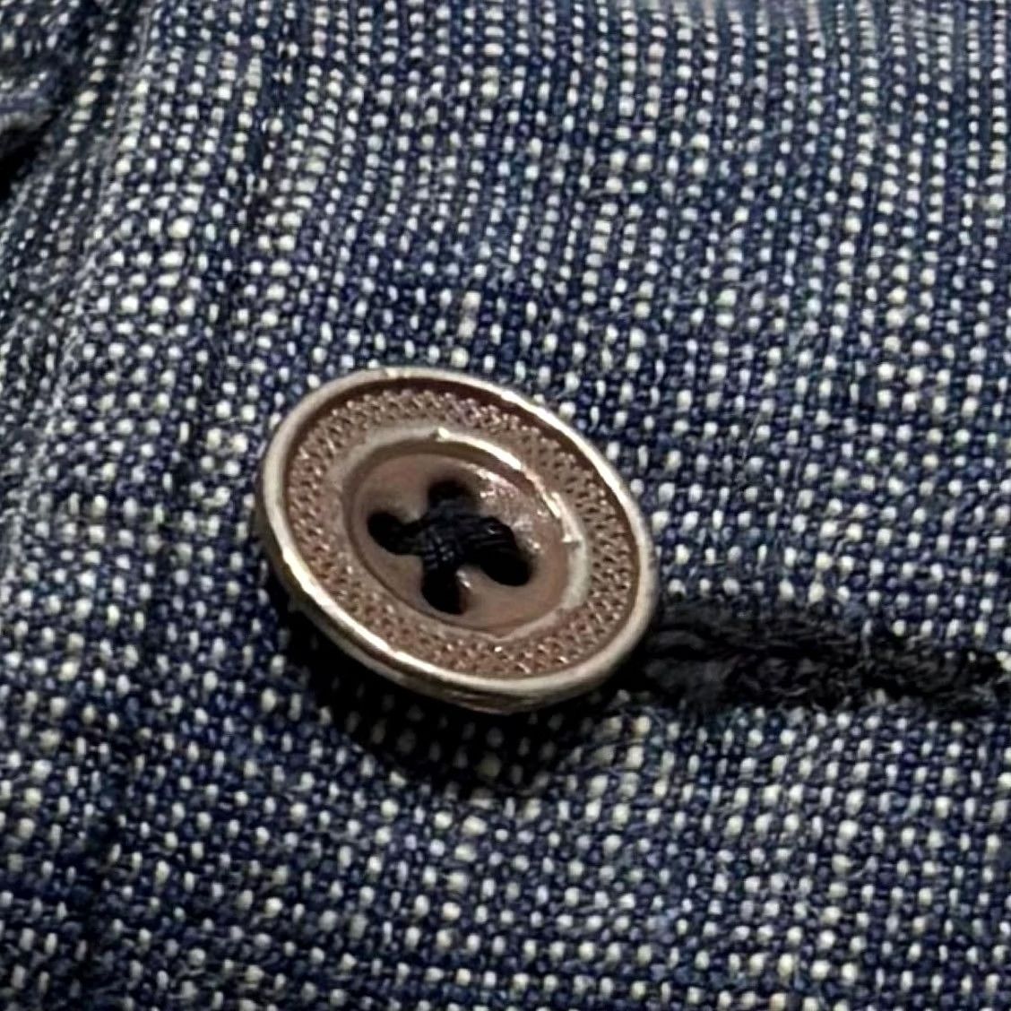 Ralph Lauren RRL Ralph Lauren HOBSON PINCHECK Work Vest Indigo Men's Size S Size US S / EU 44-46 / 1 - 6 Thumbnail