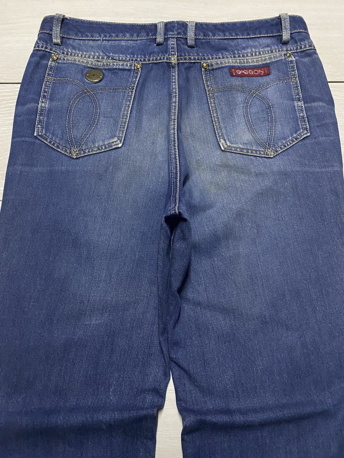 Japanese Brand Vintage American/Japanese Sasson Blue Wash Baggy Jeans Size US 34 / EU 50 - 4 Thumbnail