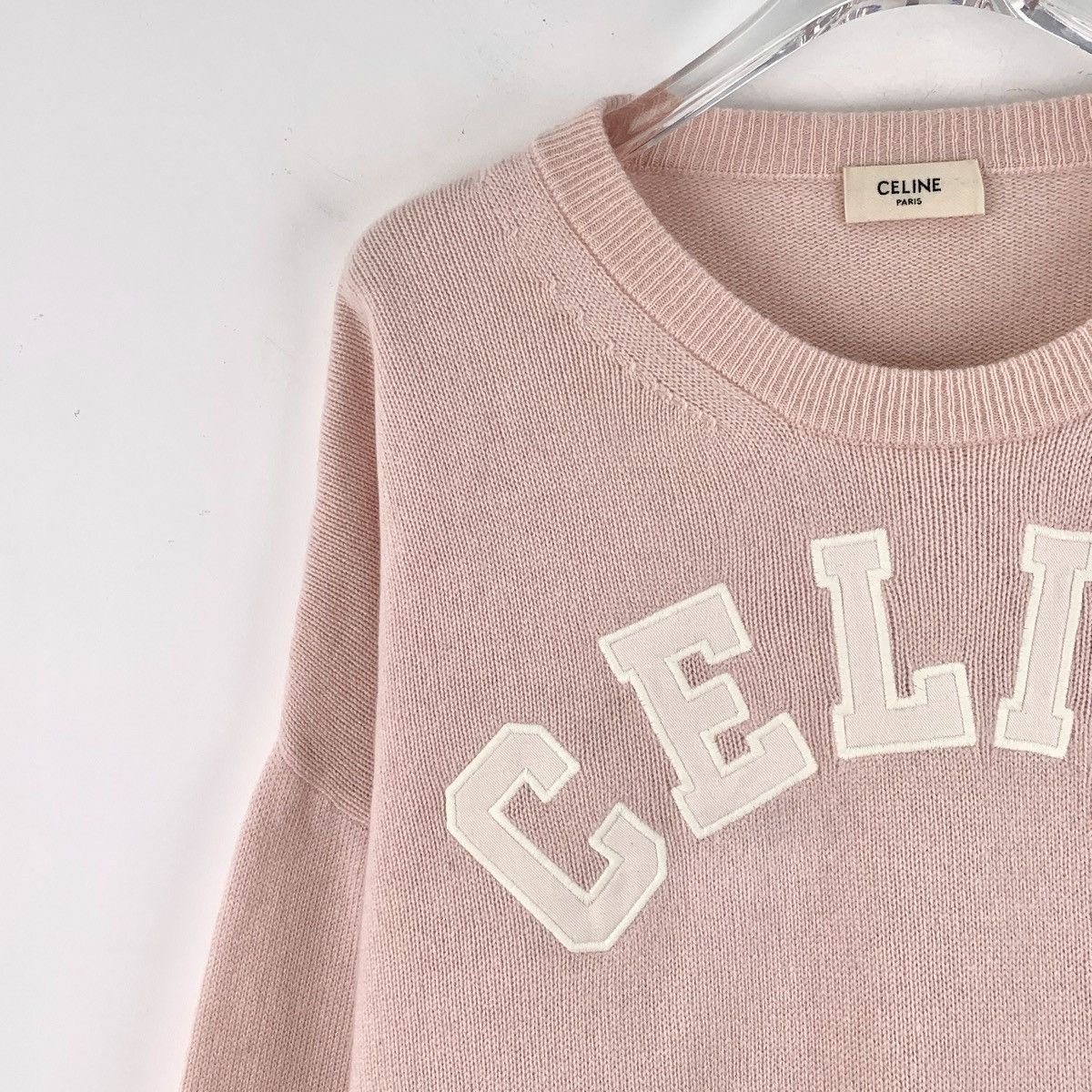 Celine Celine 23 Collection Capsule Series Pink Wool Sweatshirt Size S / US 4 / IT 40 - 3 Thumbnail