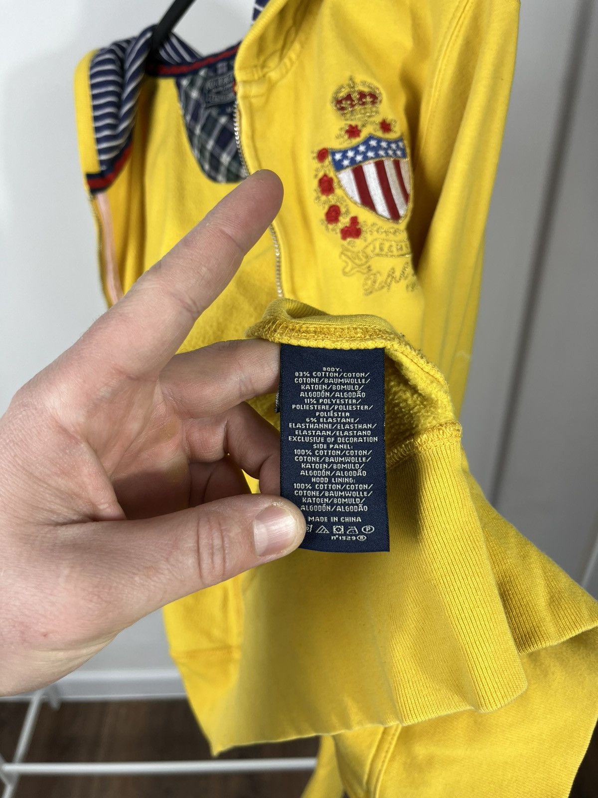 Polo Ralph Lauren Polo Jeans Company Ralph Lauren Yellow Zip Hoodie Size M Size M / US 6-8 / IT 42-44 - 9 Thumbnail