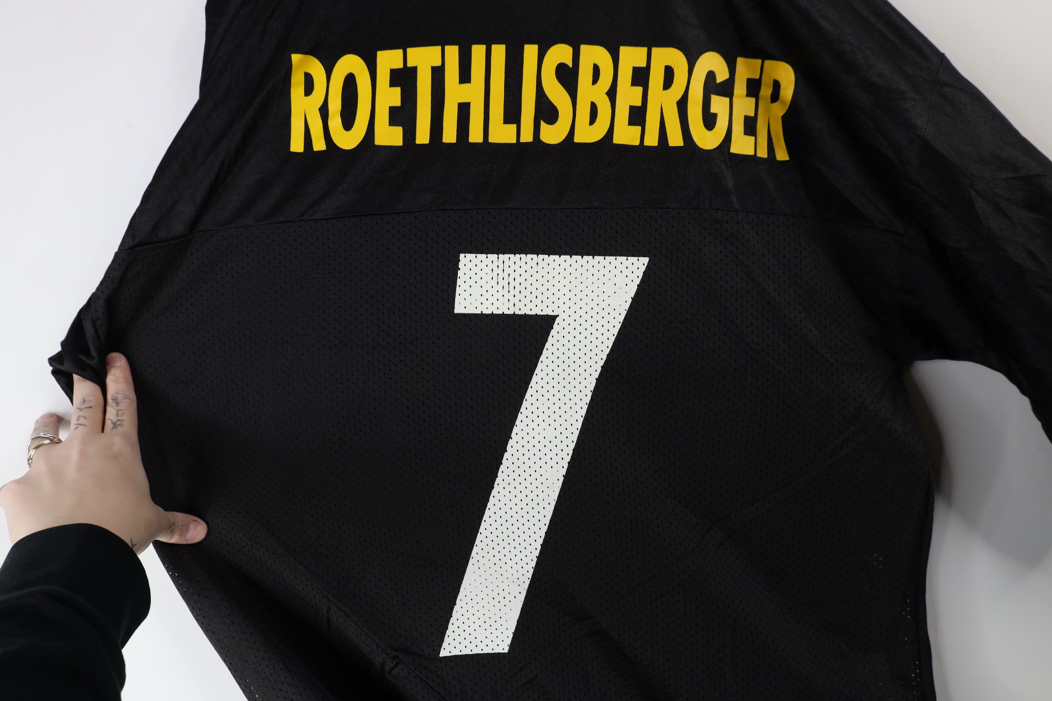 Reebok × Vintage Vintage Reebok Ben Pittsburgh Steelers Football Jersey Size US L / EU 52-54 / 3 - 10 Thumbnail