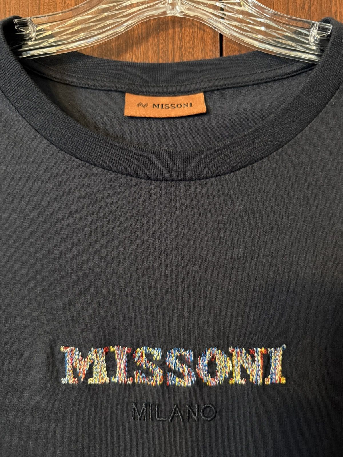 Missoni Missoni Embroidered Logo T-Shirt Size US L / EU 52-54 / 3 - 2 Thumbnail
