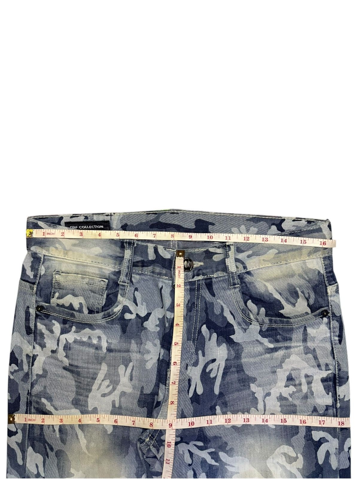 Japanese Brand Vintage Japanese Brand Army Navy Camo Distressed Jeans Size US 33 - 11 Thumbnail
