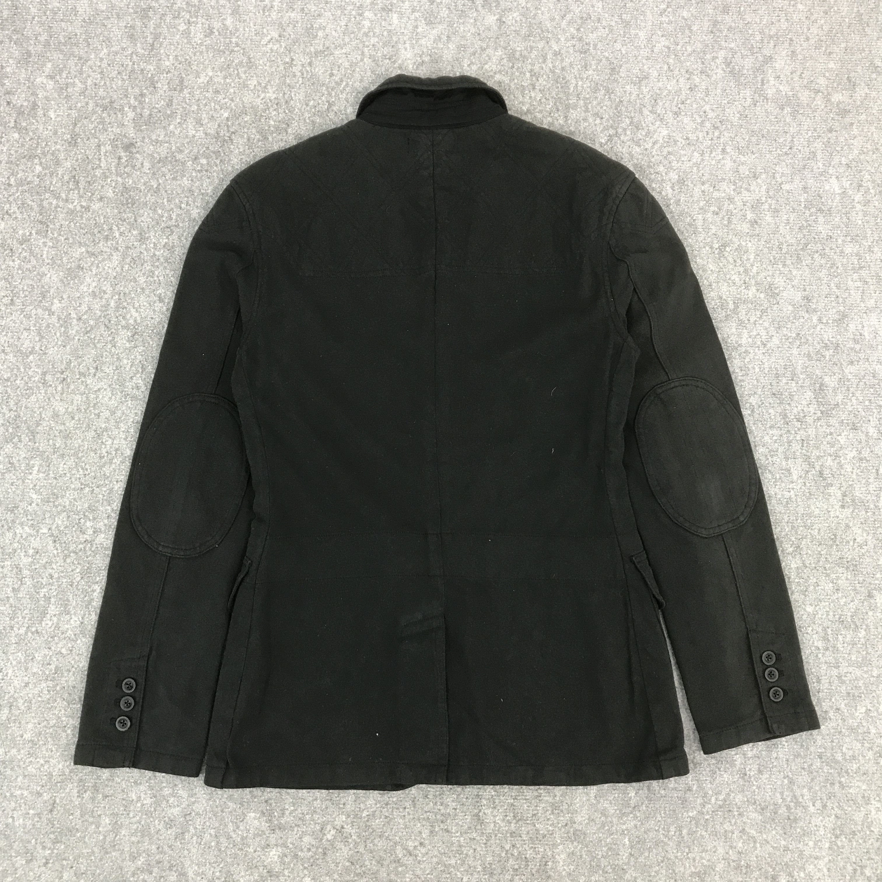 Polo Ralph Lauren × Vintage POLO BY RALPH LAUREN COTTON BLAZER BLACK FADED COAT Size US M / EU 48-50 / 2 - 2 Thumbnail