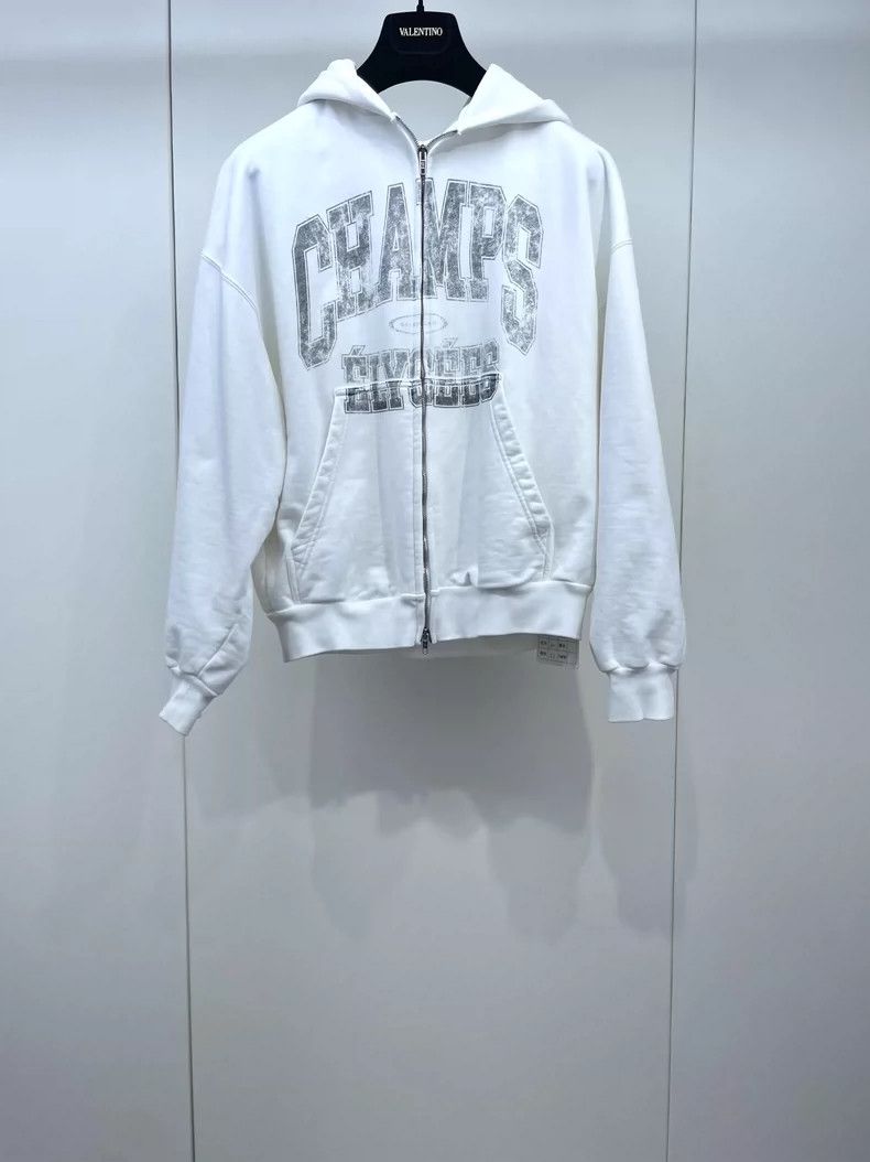 Balenciaga Balenciaga Blur Letter Hooded Sweatshirt Size US XS / EU 42 / 0 - 1 Thumbnail