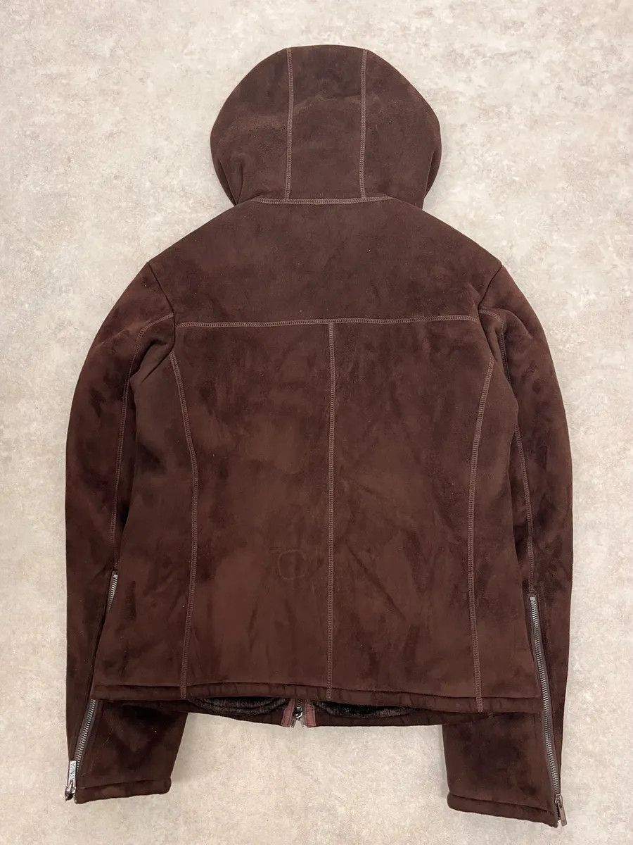 Emporio Armani FW2008 Emporio Armani Faux Shearling Brown Hooded Jacket Size US S / EU 44-46 / 1 - 7 Thumbnail